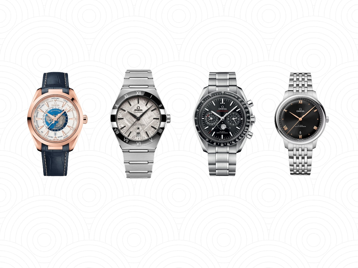 Omega watch collection - Seamaster, Constellation, Speedmaster, De Ville
