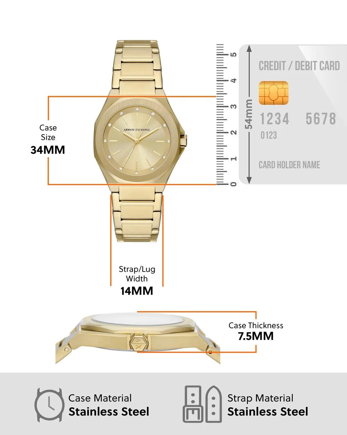 ARMANI EXCHANGE THREE-HAND