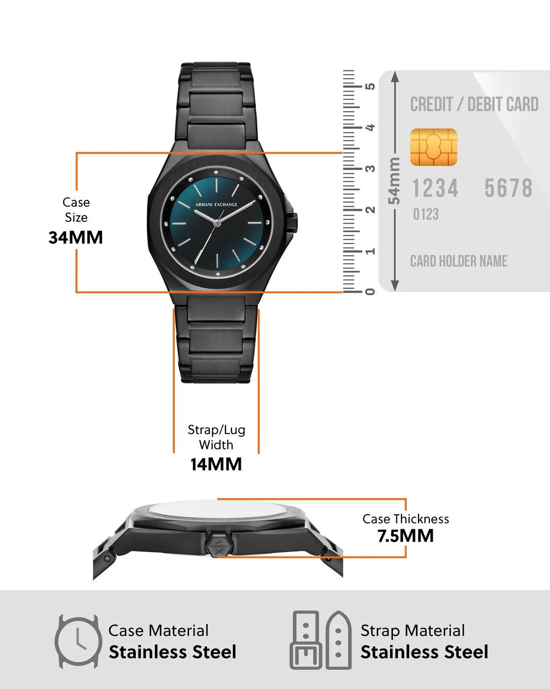 ARMANI EXCHANGE THREE HAND