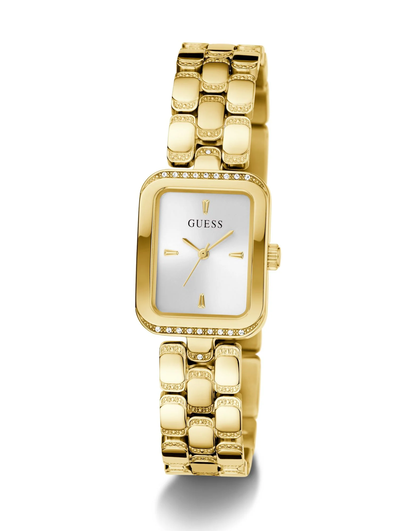Guess Isla Silver Rectangle Dial Analog Women's Watch