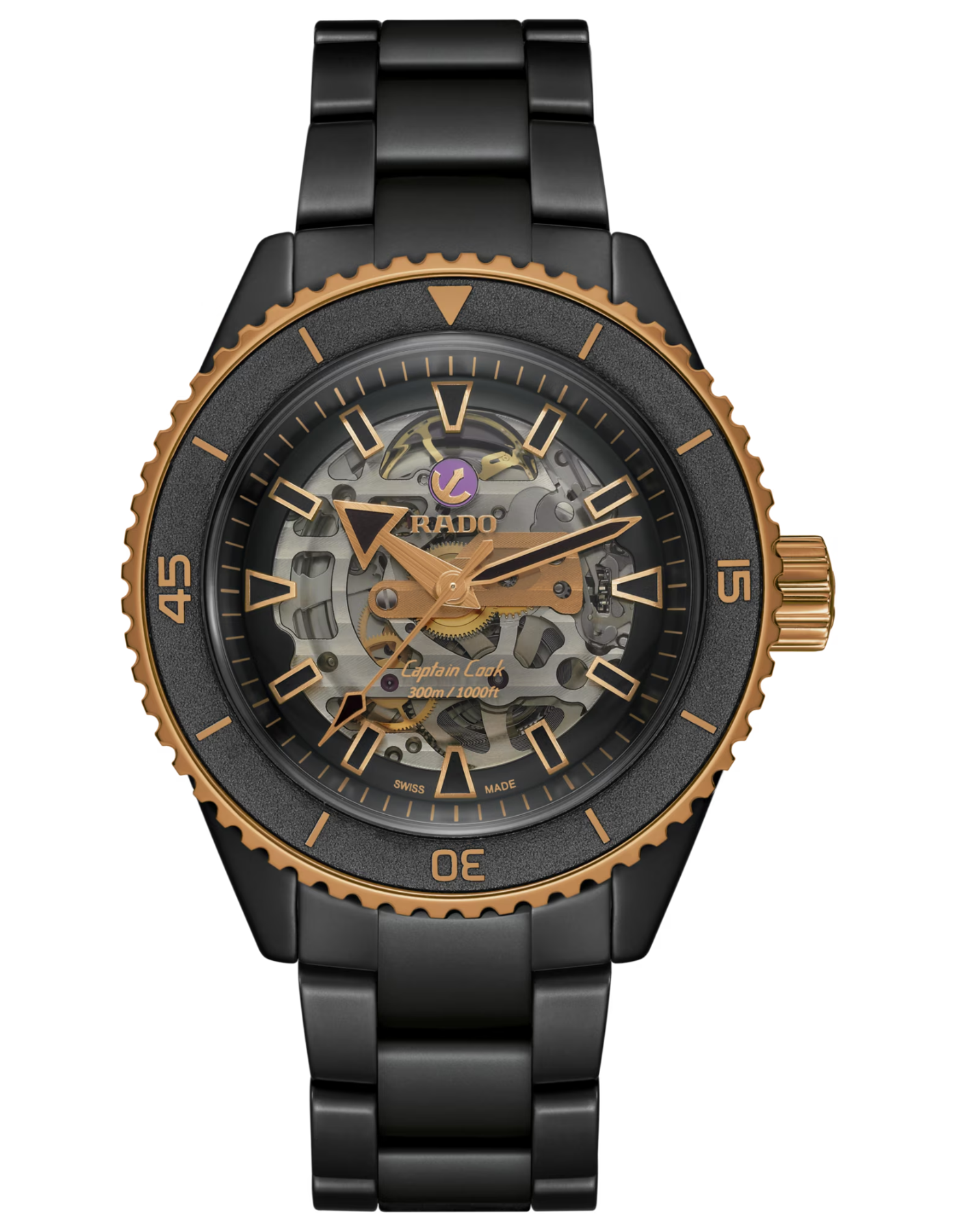 Rado Captain Cook High-Tech Ceramic Skeleton