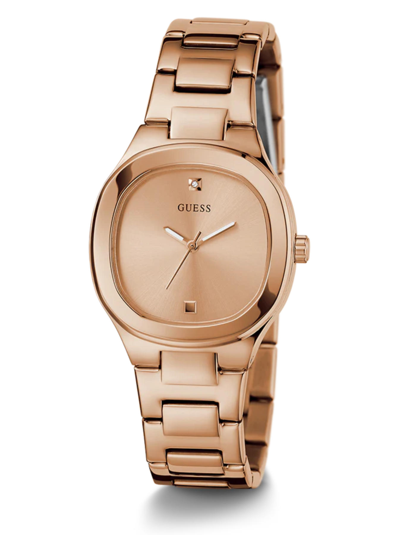 GUESS Ladies Rose Gold Tone Analog Watch