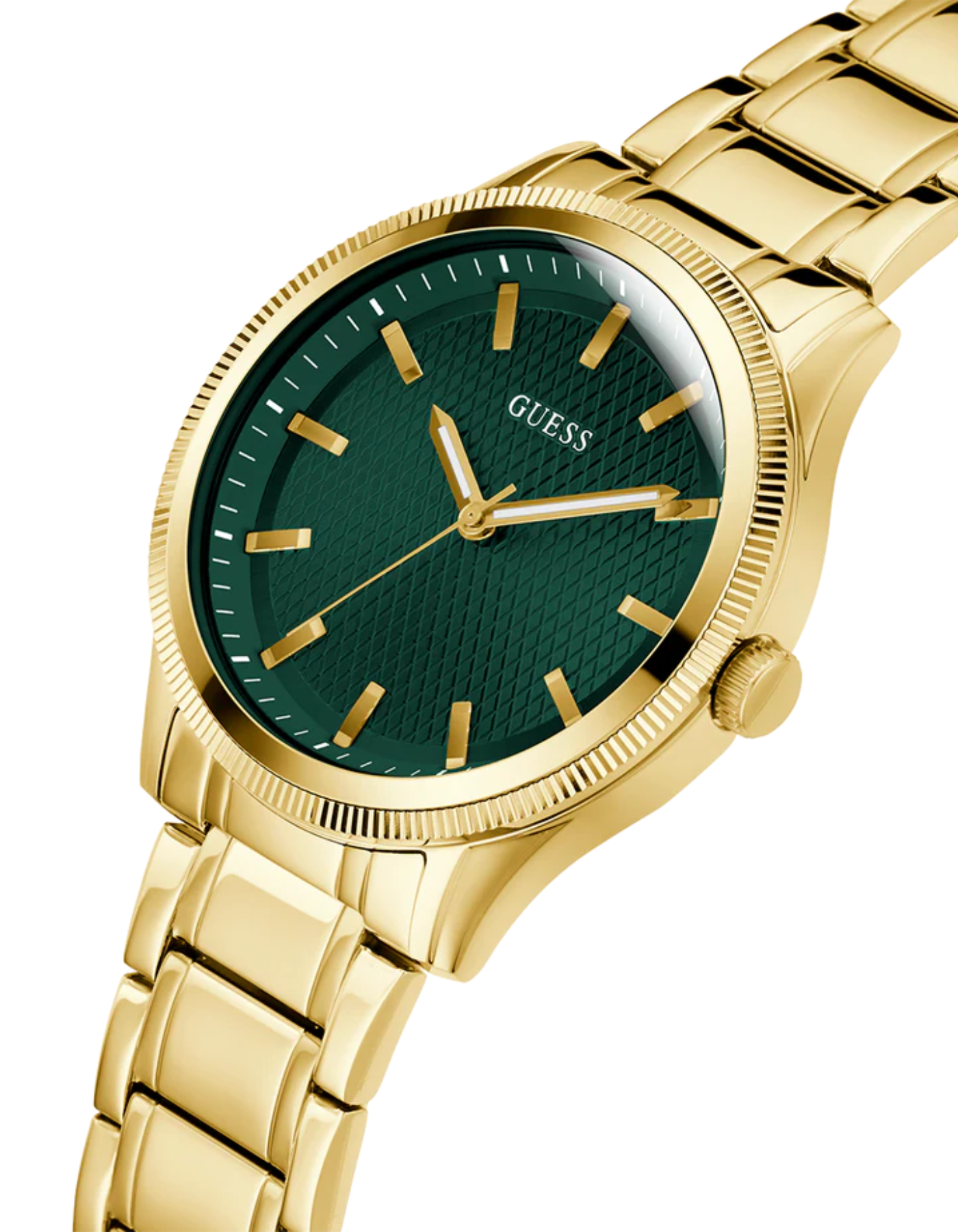 GUESS Men's Gold Tone Analog Watch