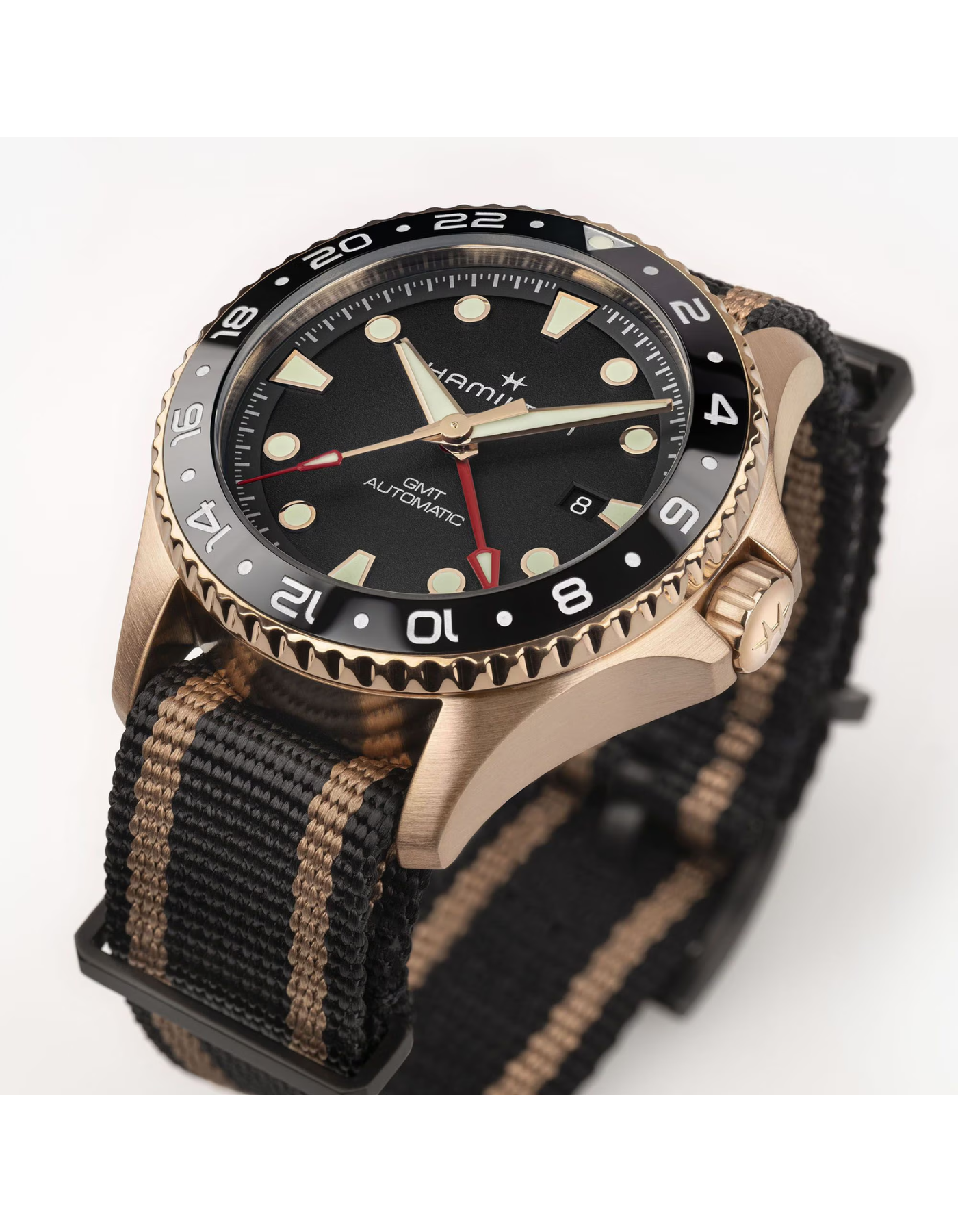 Hamilton Khaki Navy Scuba Automatic GMT 43mm Bronze