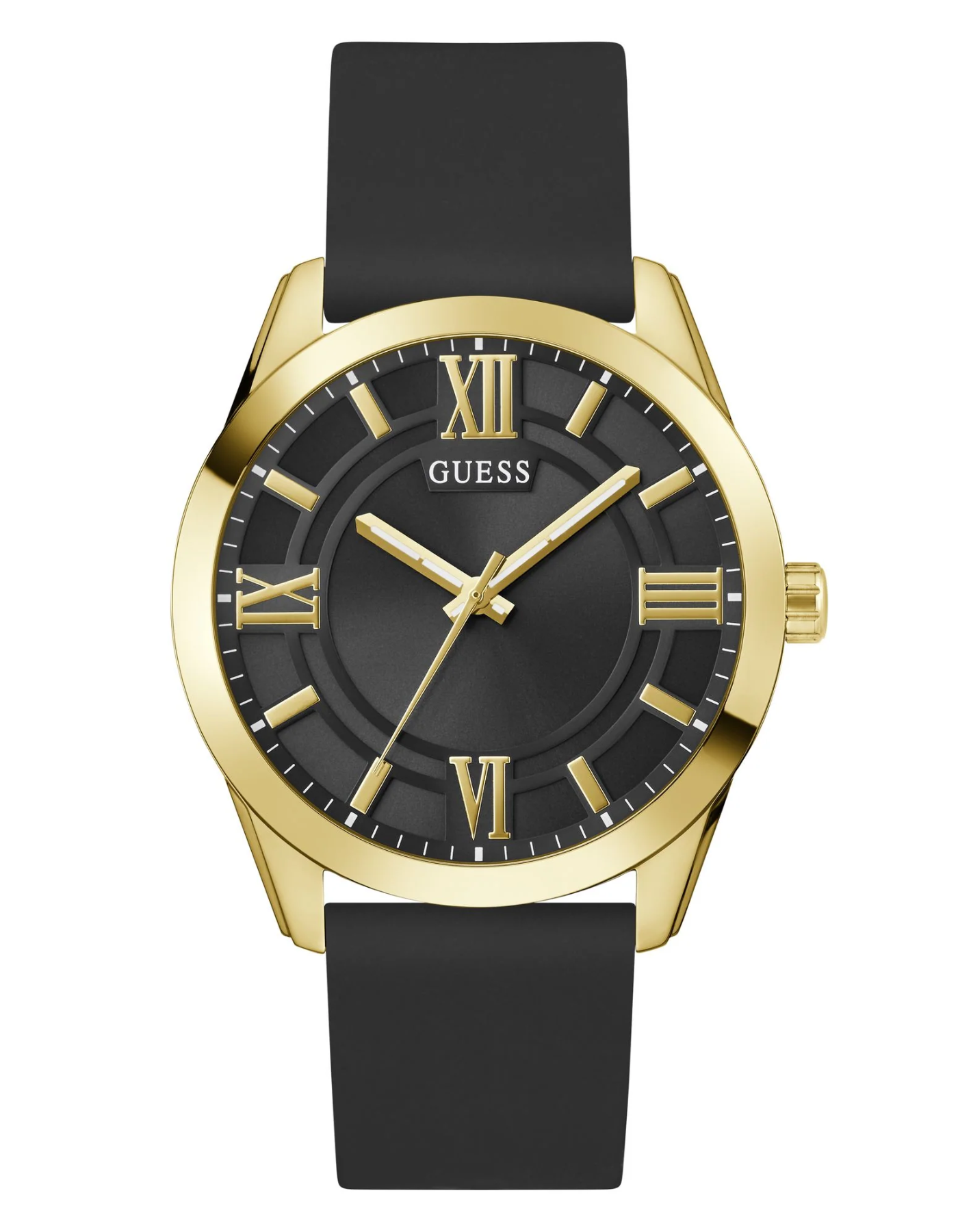 Guess Elliot Black Round Dial Analog Men's Watch