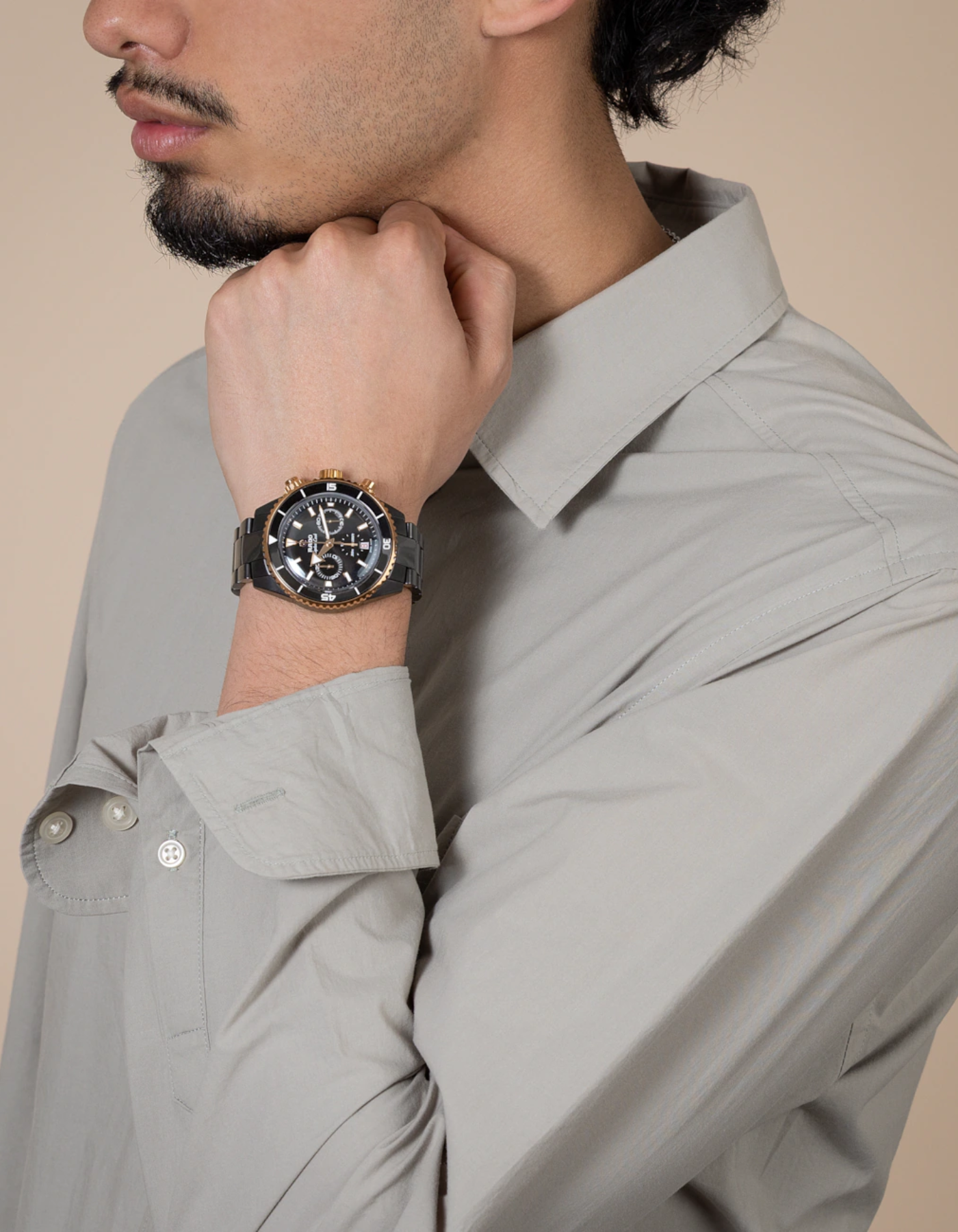 Captain Cook High-Tech Ceramic Automatic Chronograph