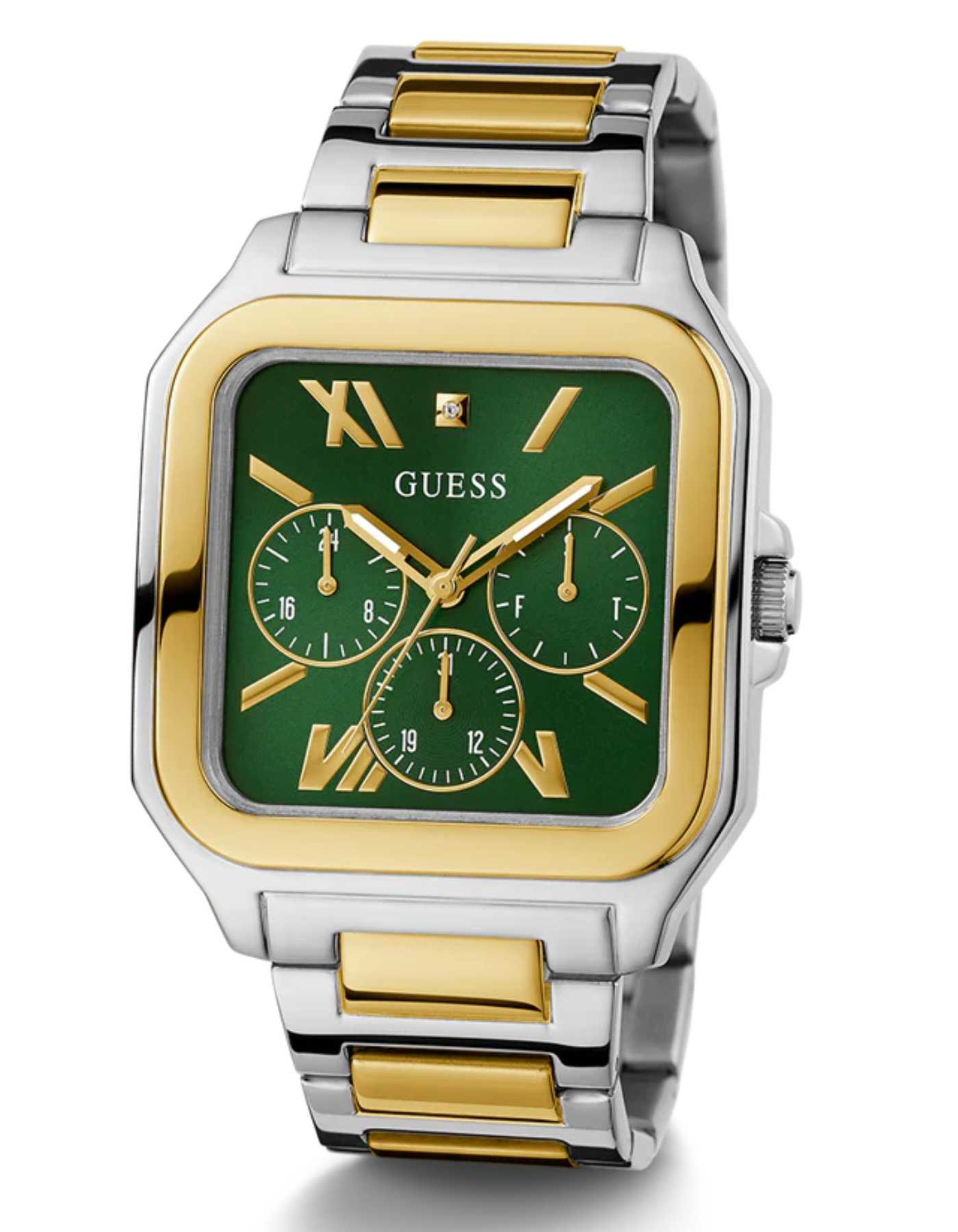 GUESS Perfectly Tailored Men's 2-Tone Multi-function Watch