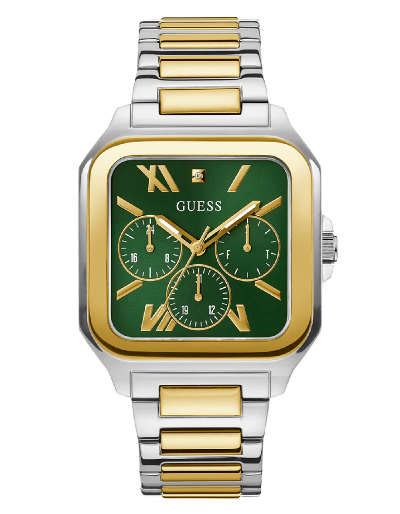 GUESS Perfectly Tailored Men's 2-Tone Multi-function Watch