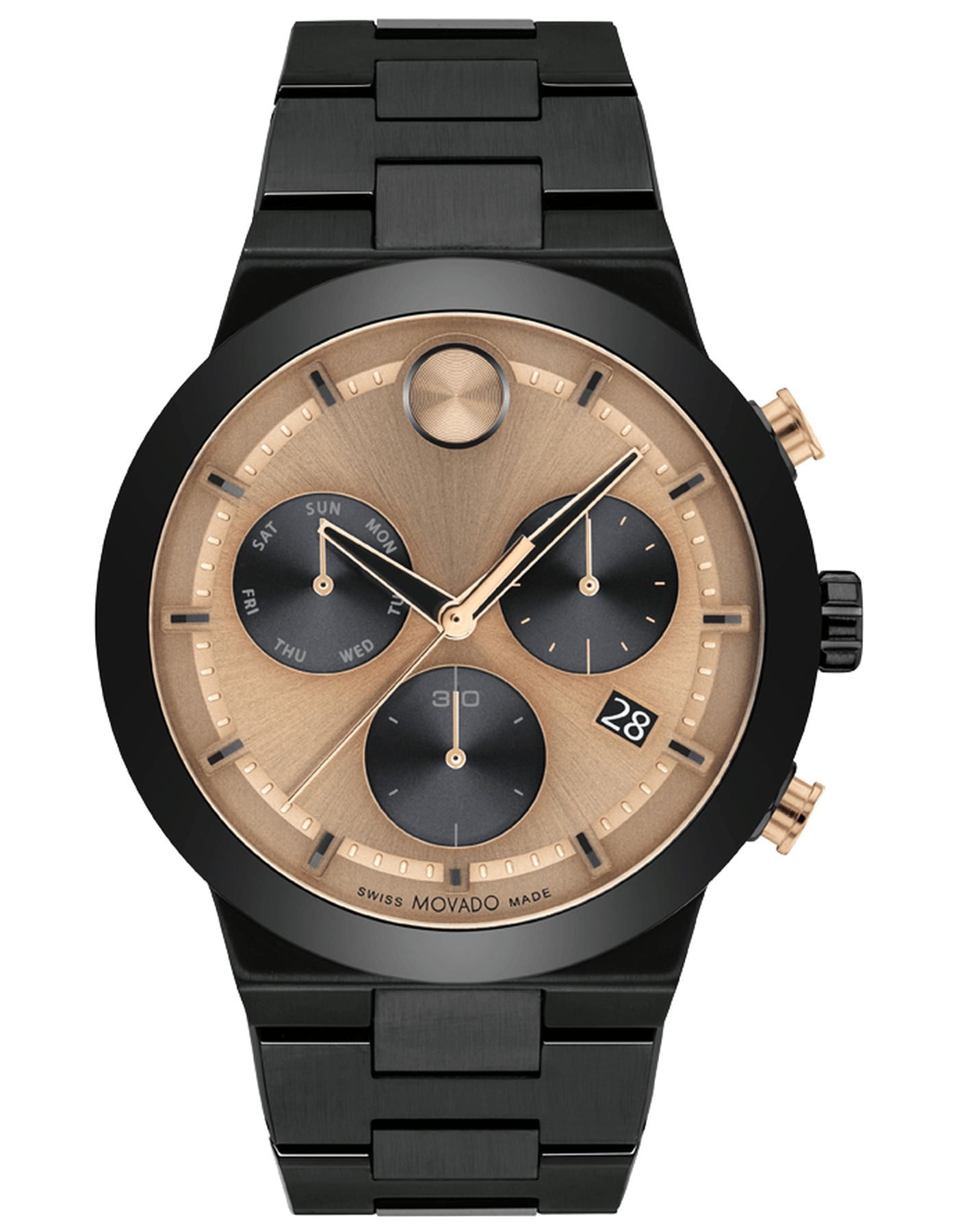 Movado bold chronograph gold 2025