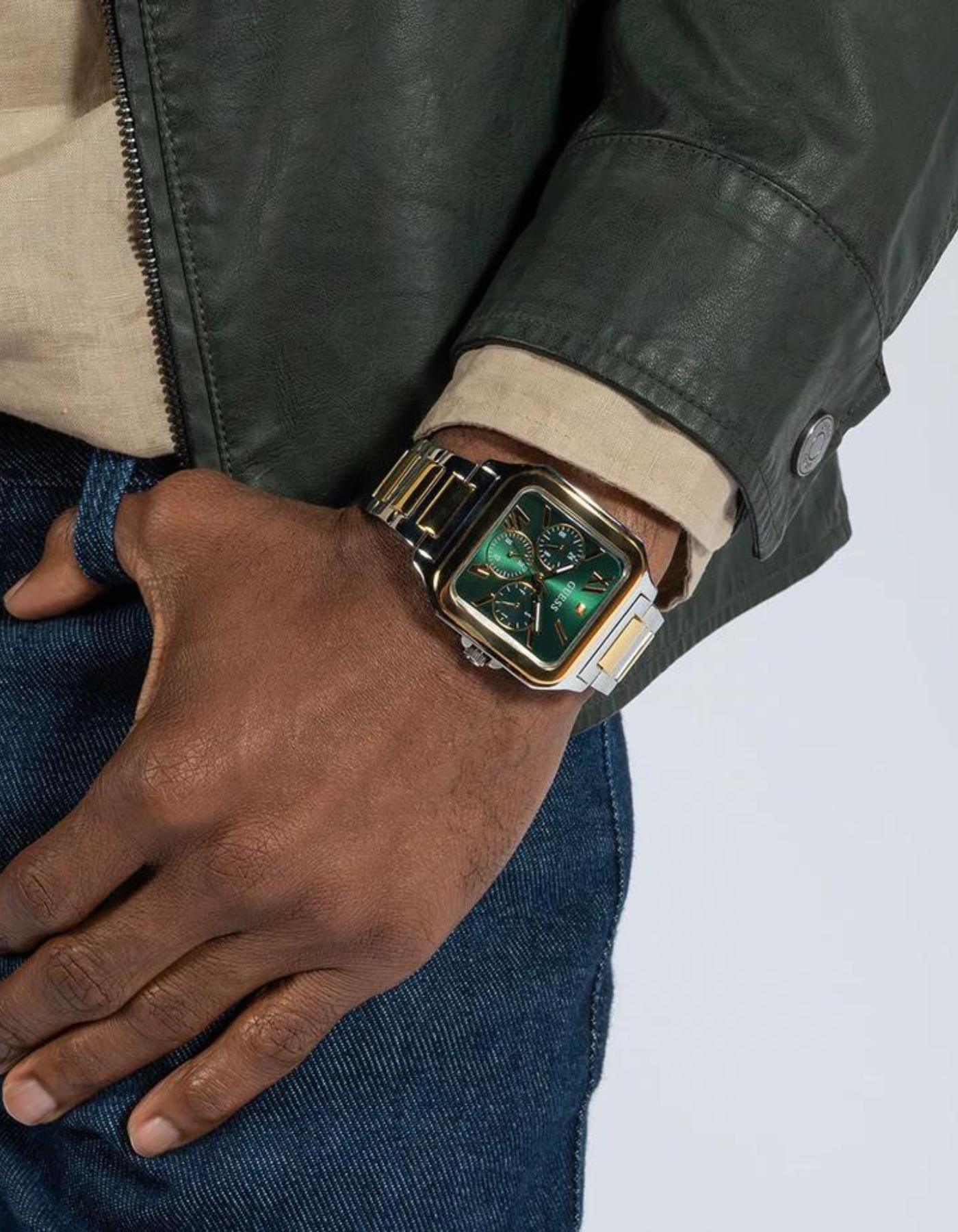 GUESS Perfectly Tailored Men's 2-Tone Multi-function Watch