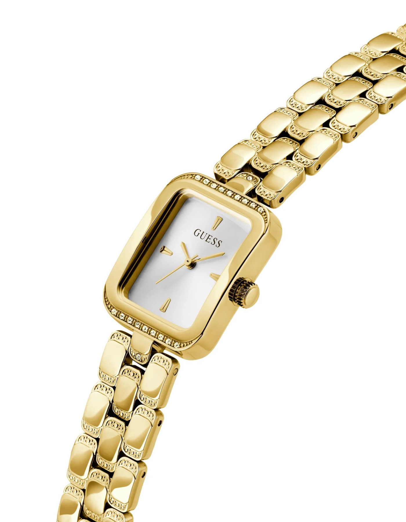 Guess Isla Silver Rectangle Dial Analog Women's Watch