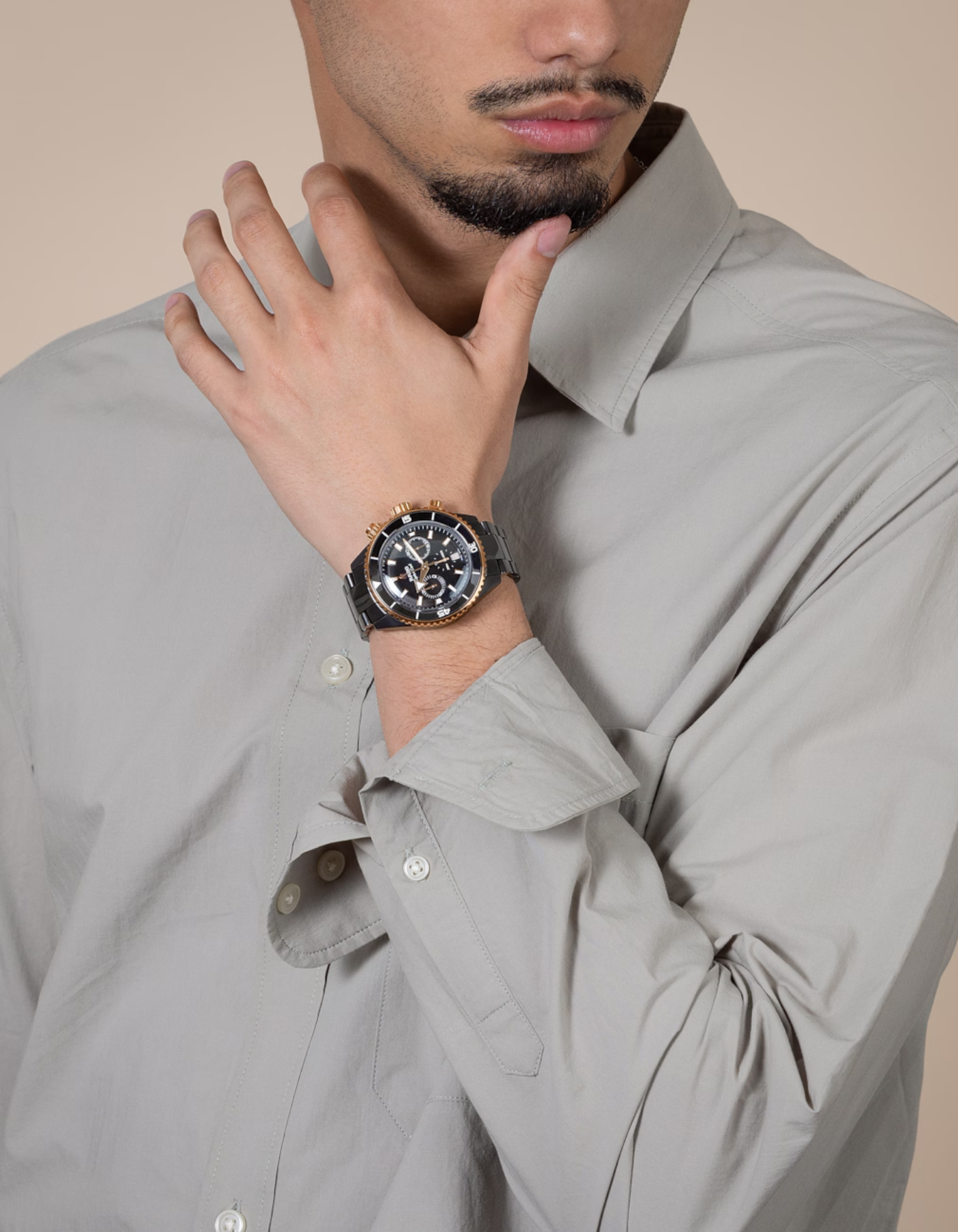 Captain Cook High-Tech Ceramic Automatic Chronograph