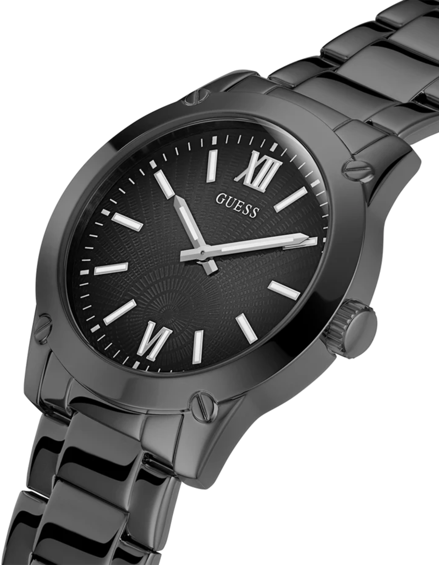 Guess Men's Black Analog Watch
