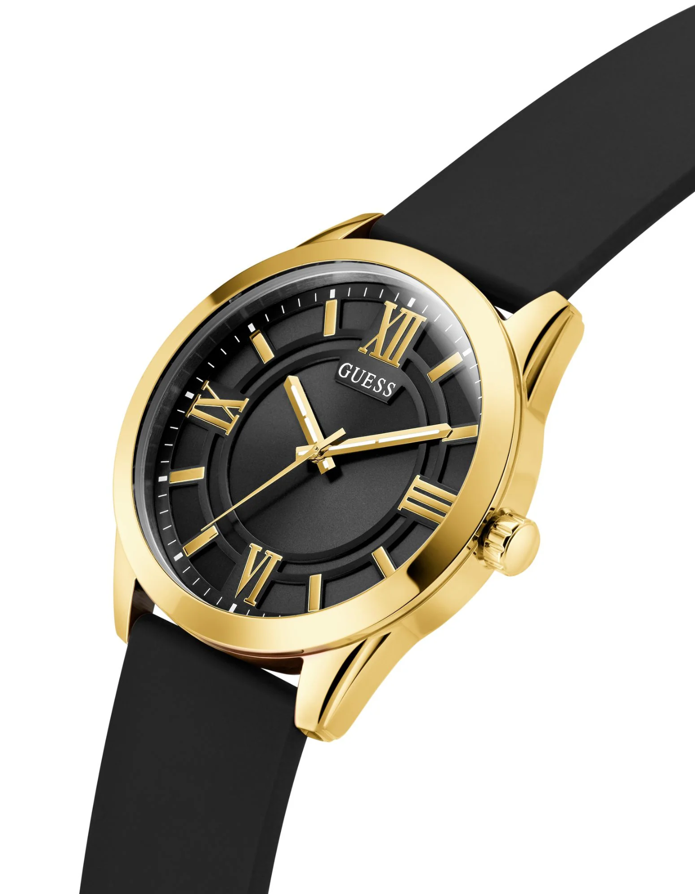 Guess Elliot Black Round Dial Analog Men's Watch
