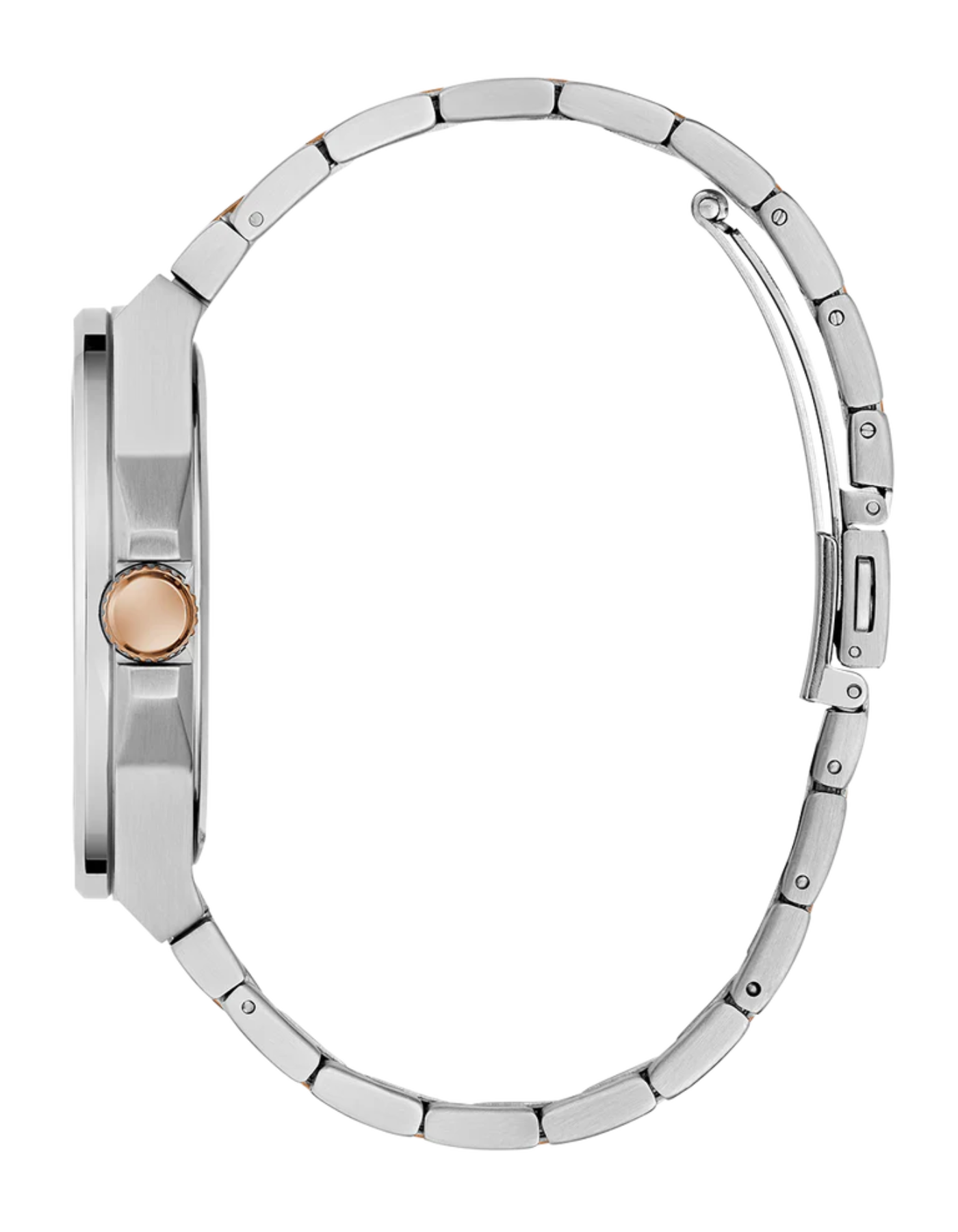 GUESS Men's 2-Tone Silver Tone Analog Watch