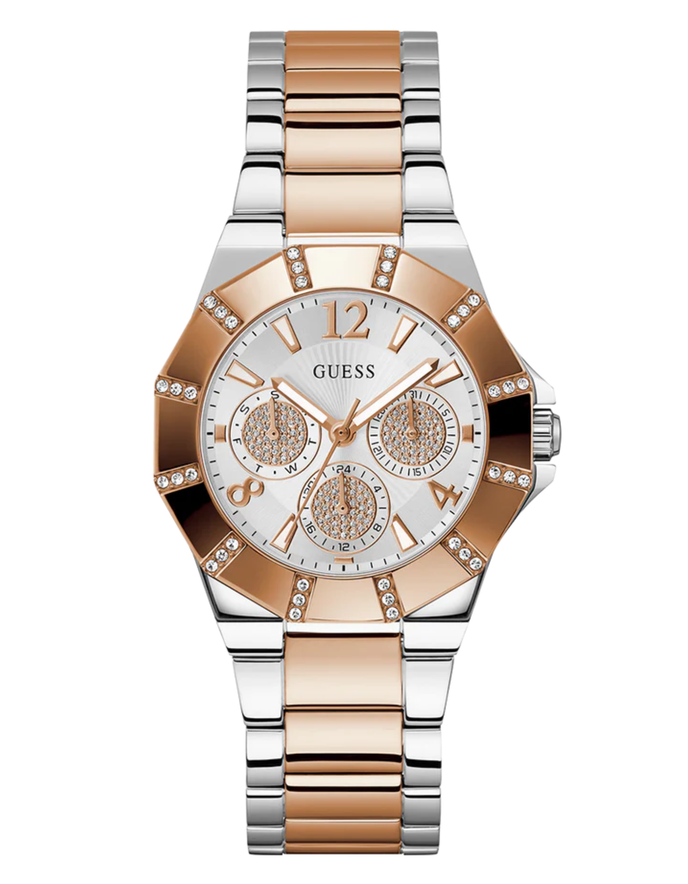 GUESS Ladies 2-Tone Multi-function Watch
