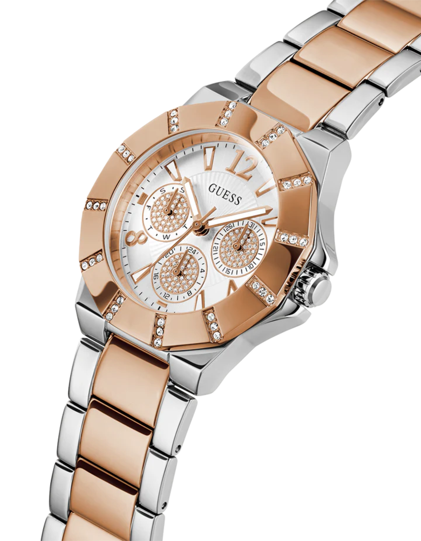GUESS Ladies 2-Tone Multi-function Watch