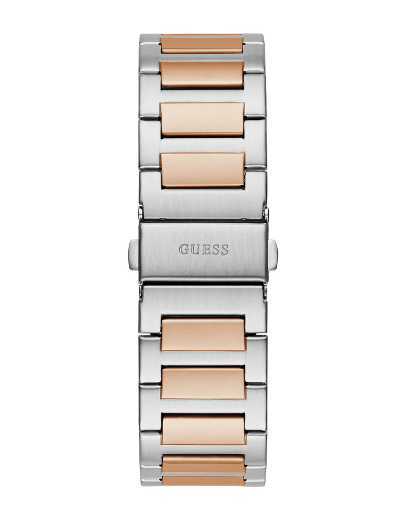 GUESS Men's 2-Tone Silver Tone Analog Watch