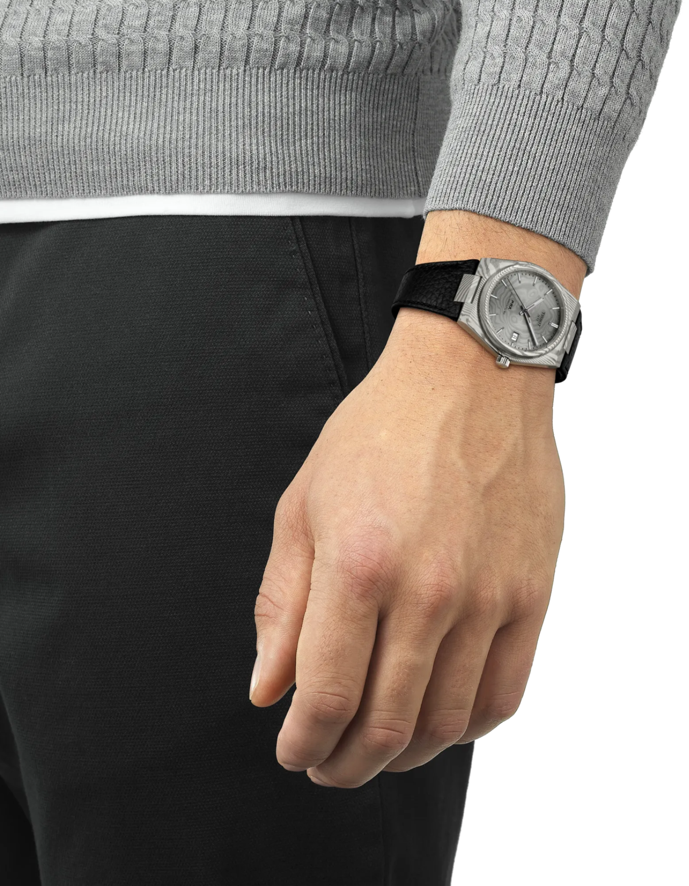 Tissot PRX Damascus Steel 38mm