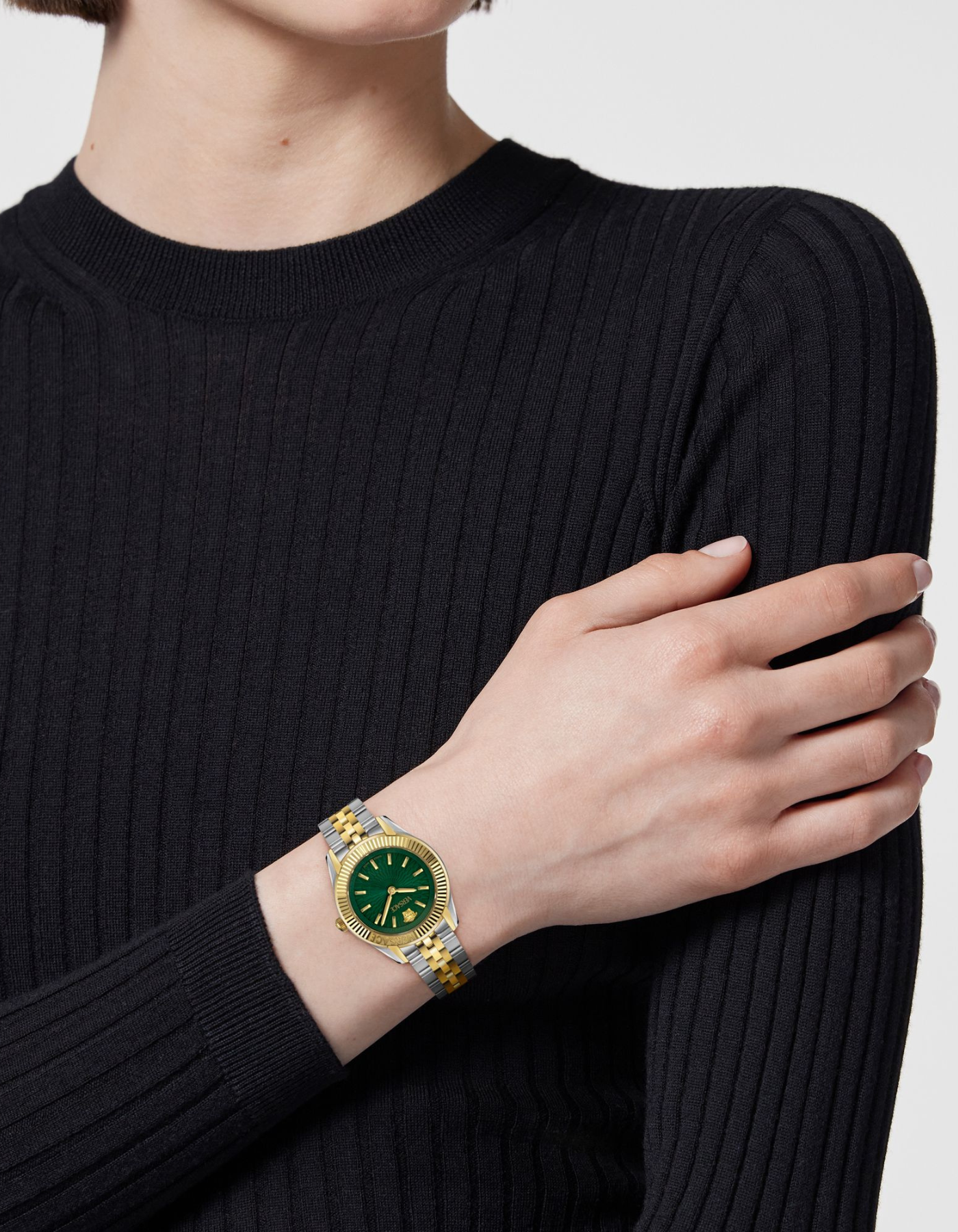 Versace Greca Time Petite Green Dial