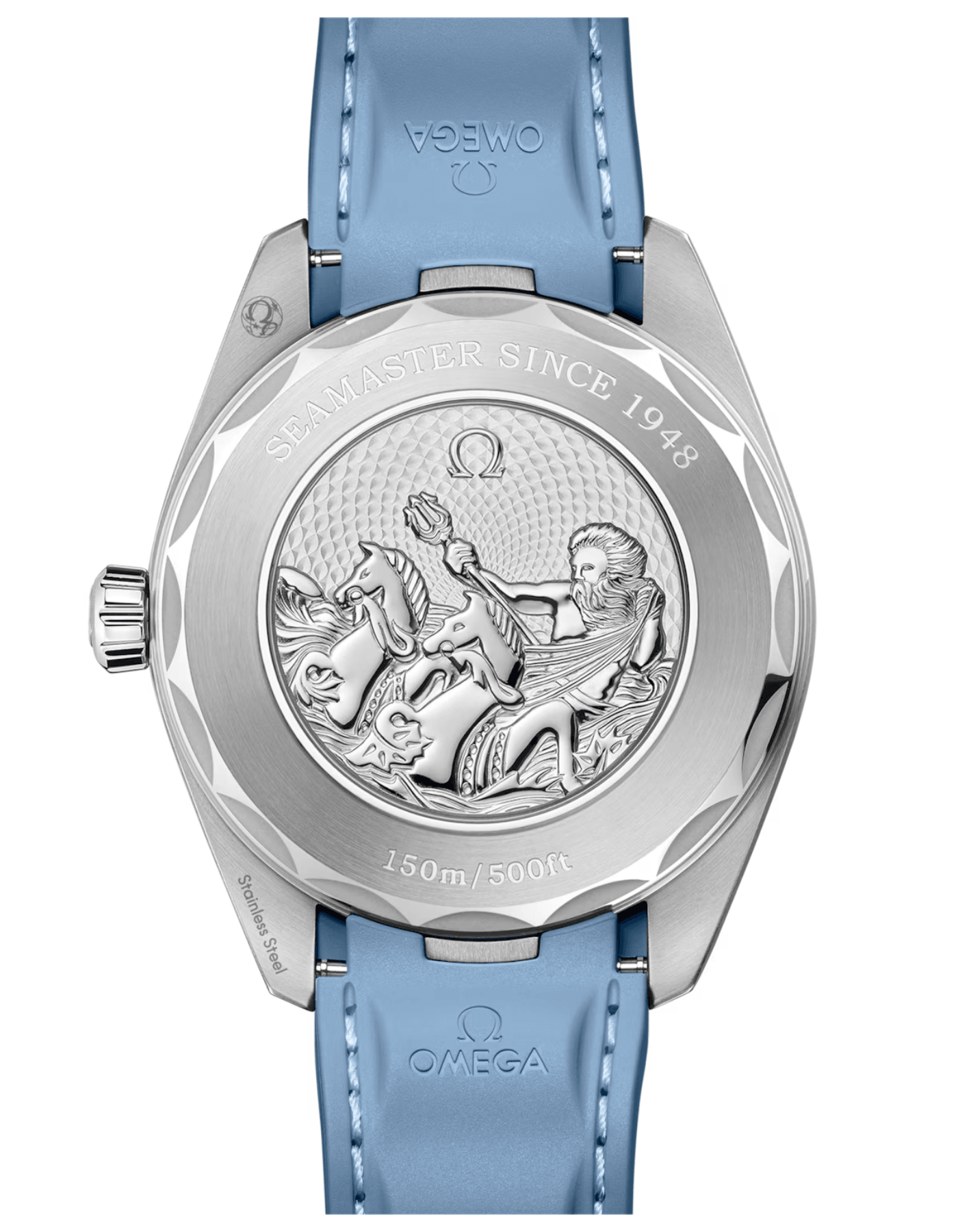 SEAMASTER AQUA TERRA 150M CO‑AXIAL MASTER CHRONOMETER GMT WORLDTIMER "SUMMER BLUE"