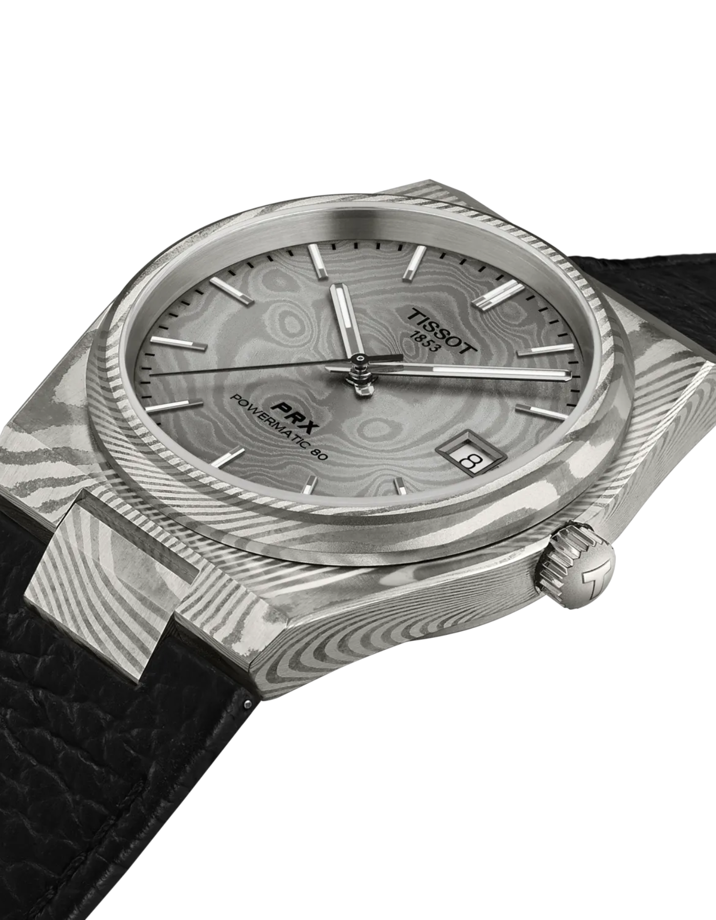 Tissot PRX Damascus Steel 38mm