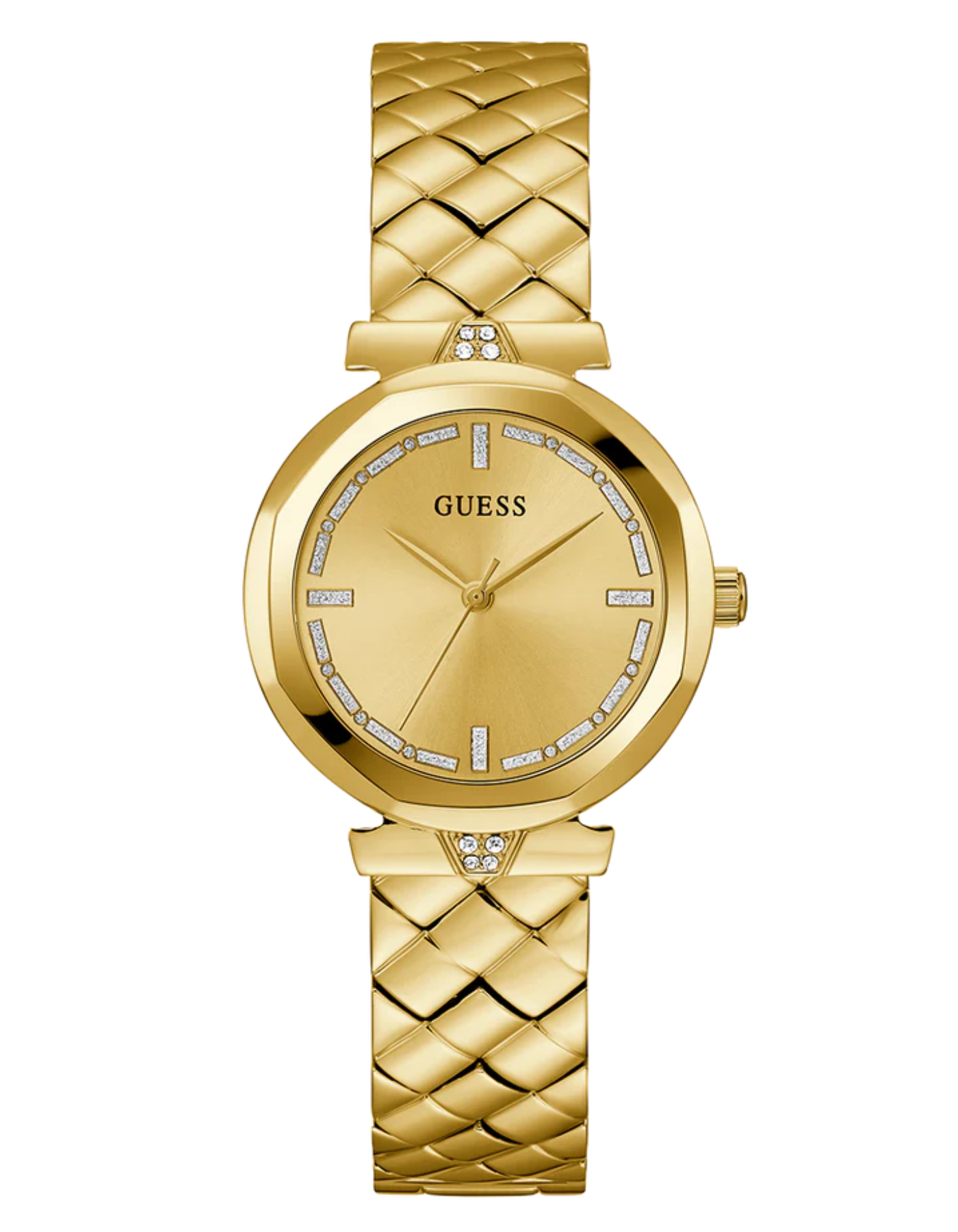 GUESS Ladies Gold Tone Analog Watch