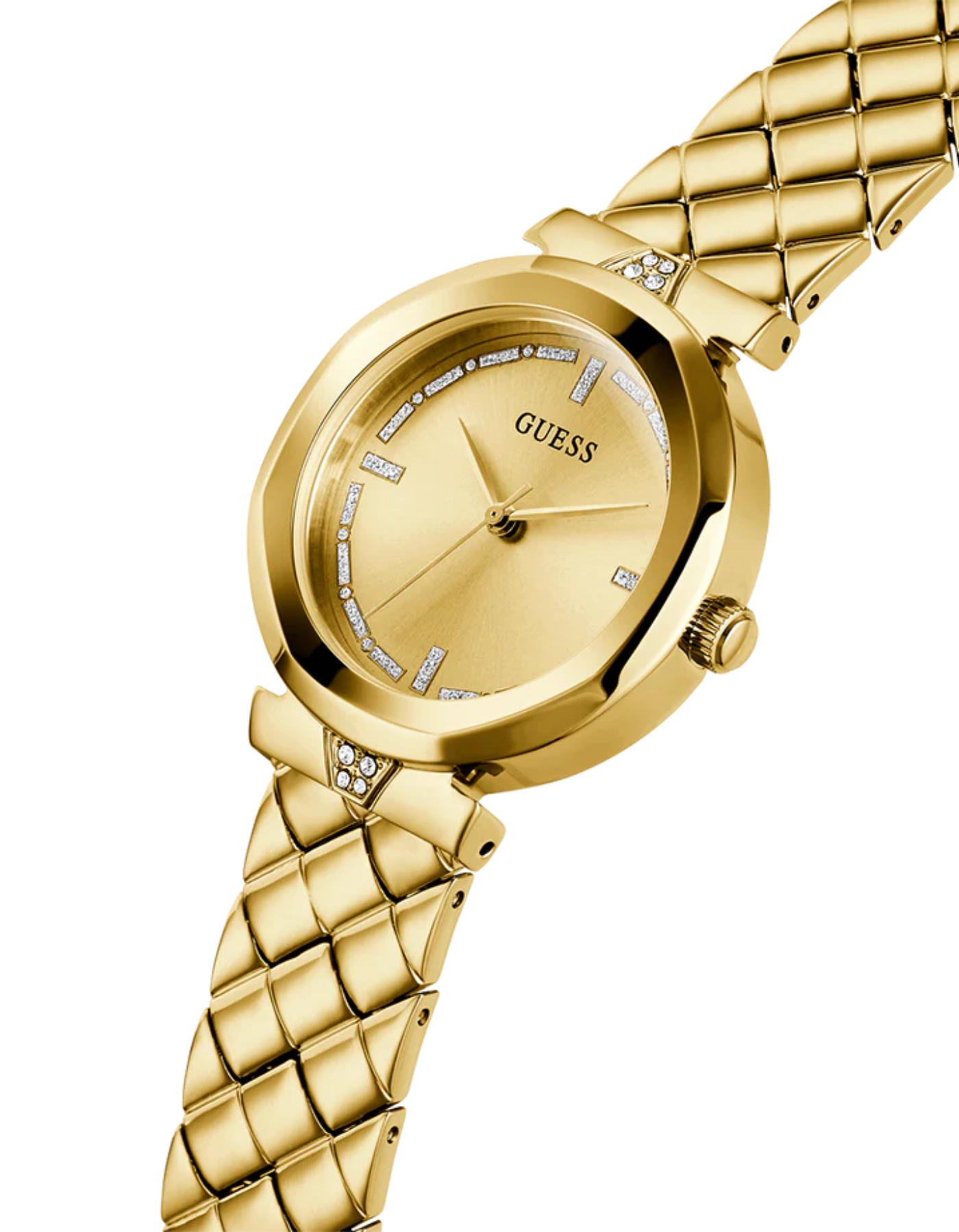 GUESS Ladies Gold Tone Analog Watch