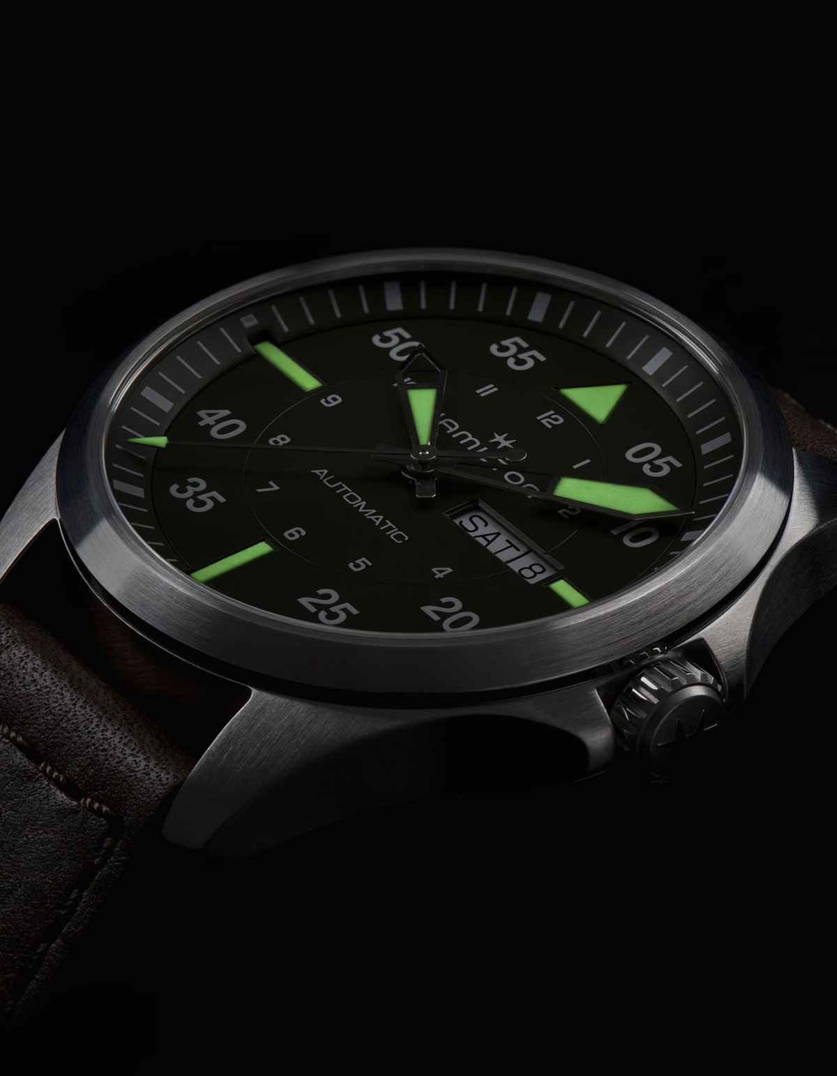 Hamilton Khaki Aviation Pilot Day Date Auto 42MM