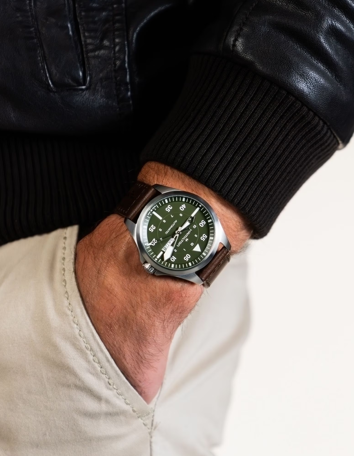 Hamilton Khaki Aviation Pilot Day Date Auto 42MM