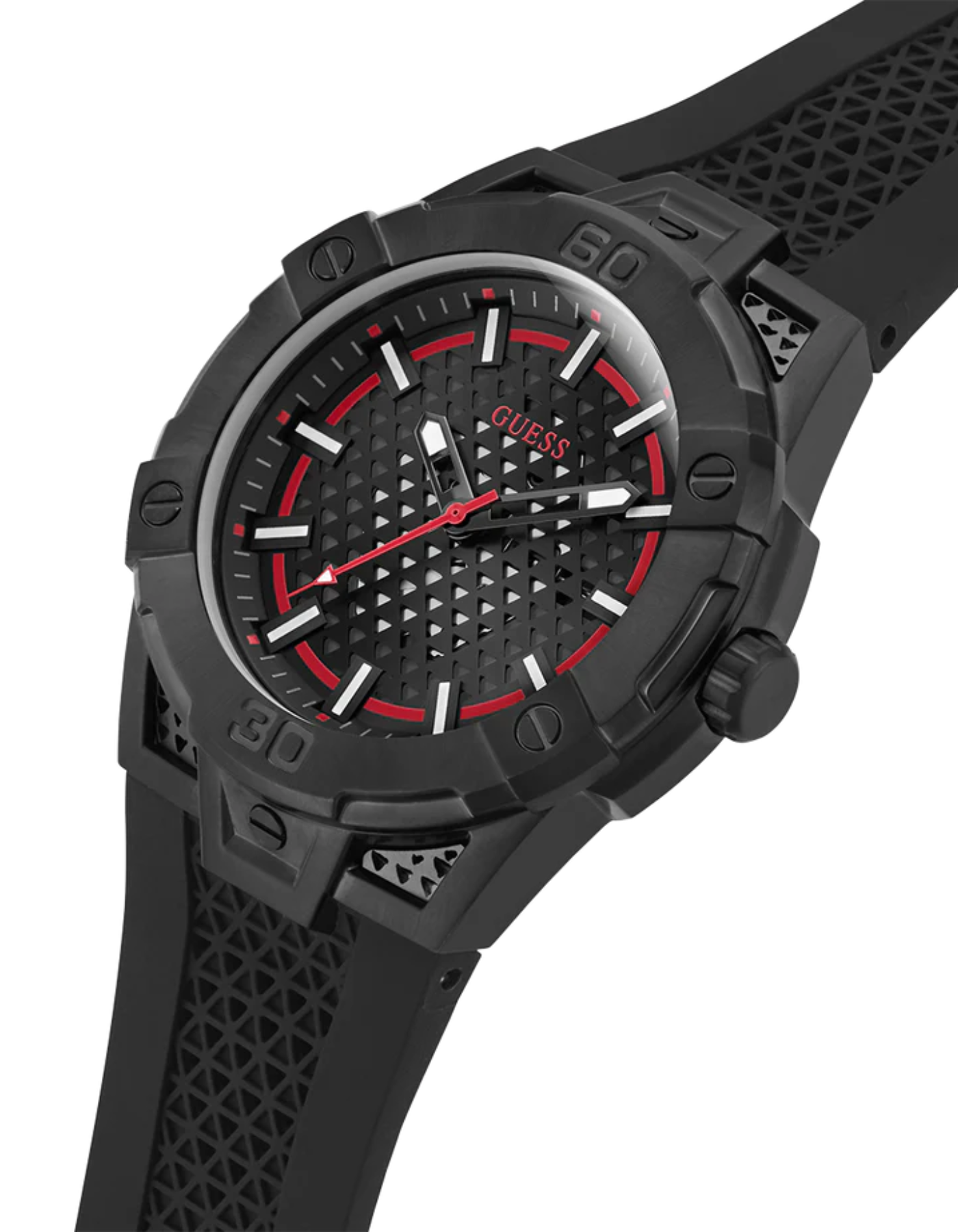 GUESS Men's Black Analog Watch