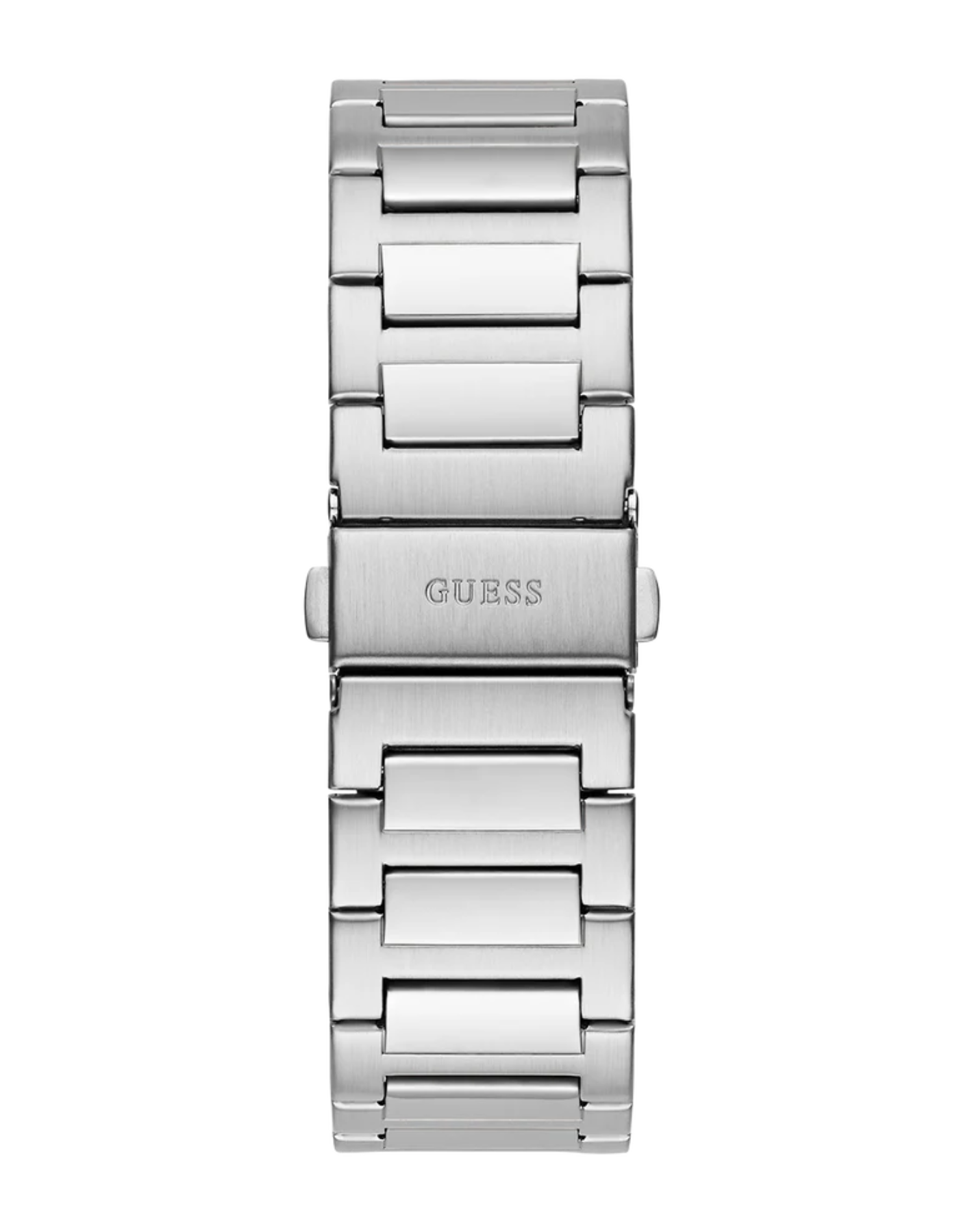 Guess Men's Silver Tone Analog Watch