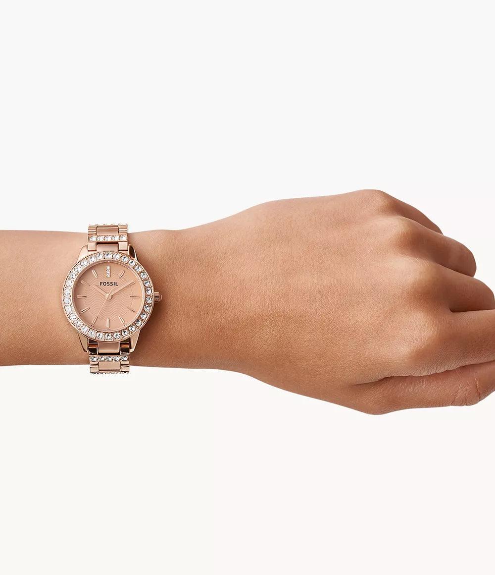 Fossil Jesse Rose Three-Hand Day-Date