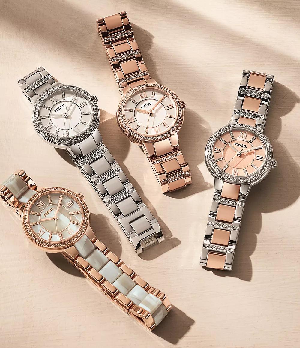 Fossil Virginia Three-Hand Day-Date