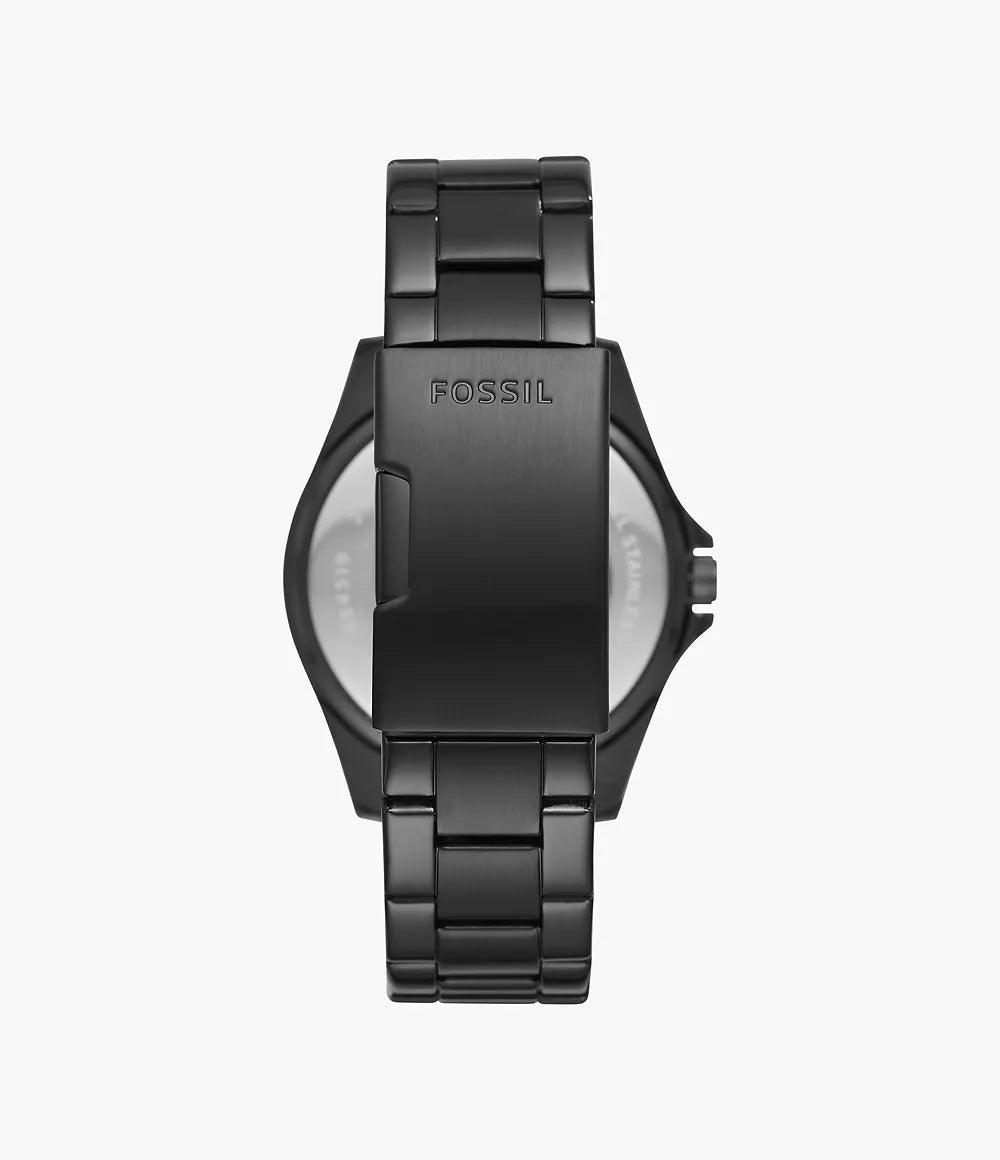 Fossil Riley Multifunction Black Stainless Steel Watch