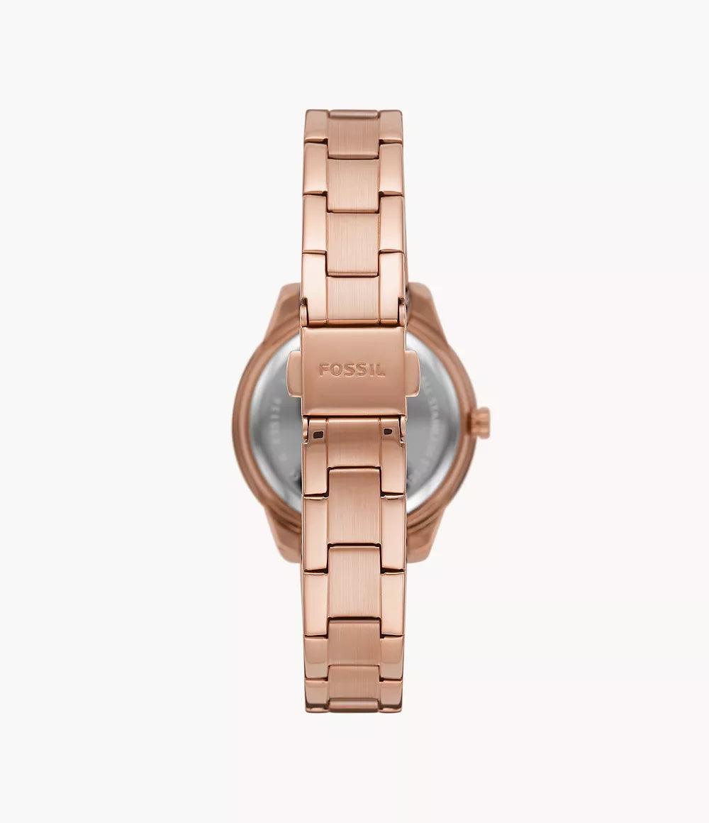 Fossil Stella Three-Hand Date
