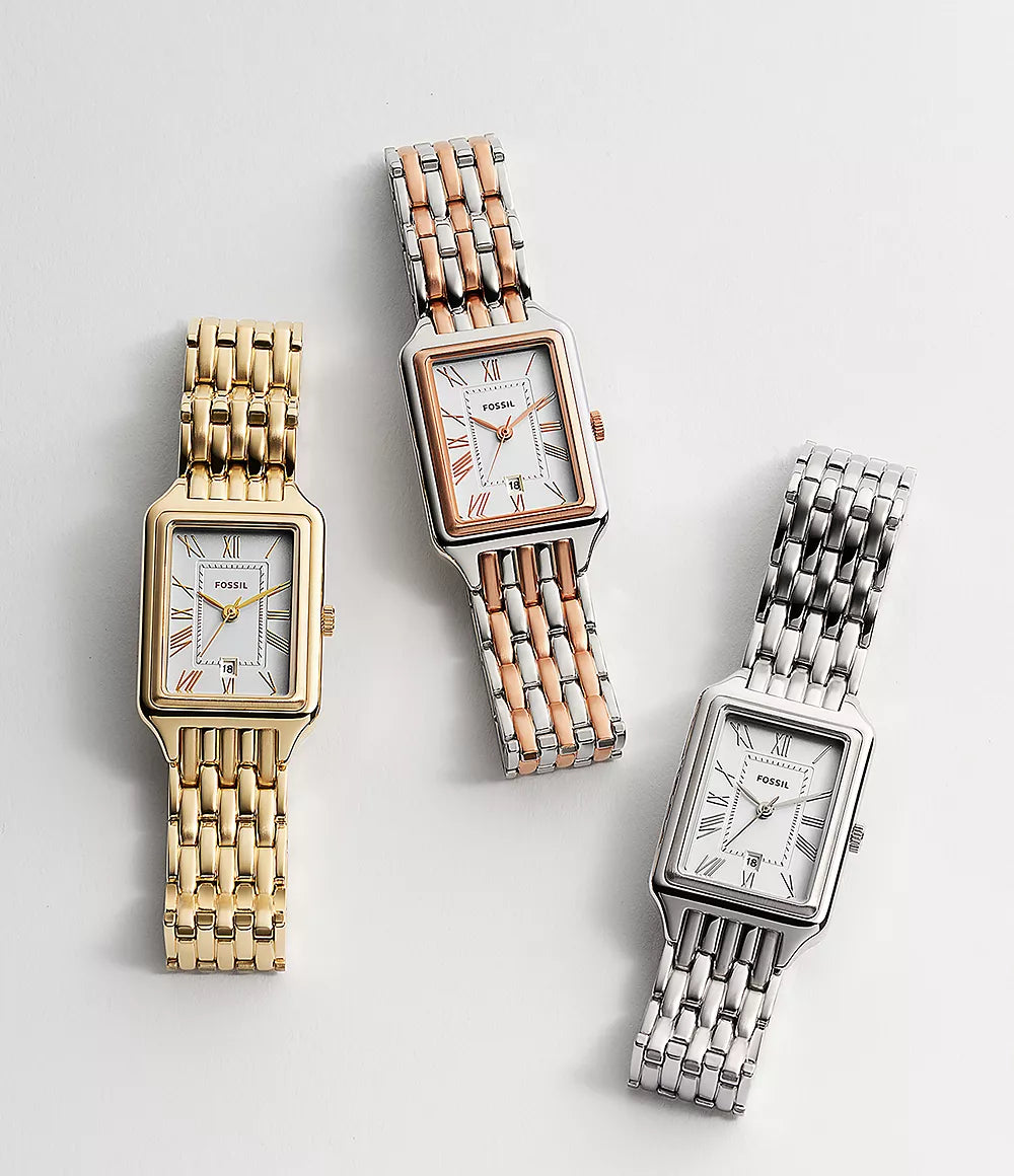 Fossil Raquel Three-Hand Date