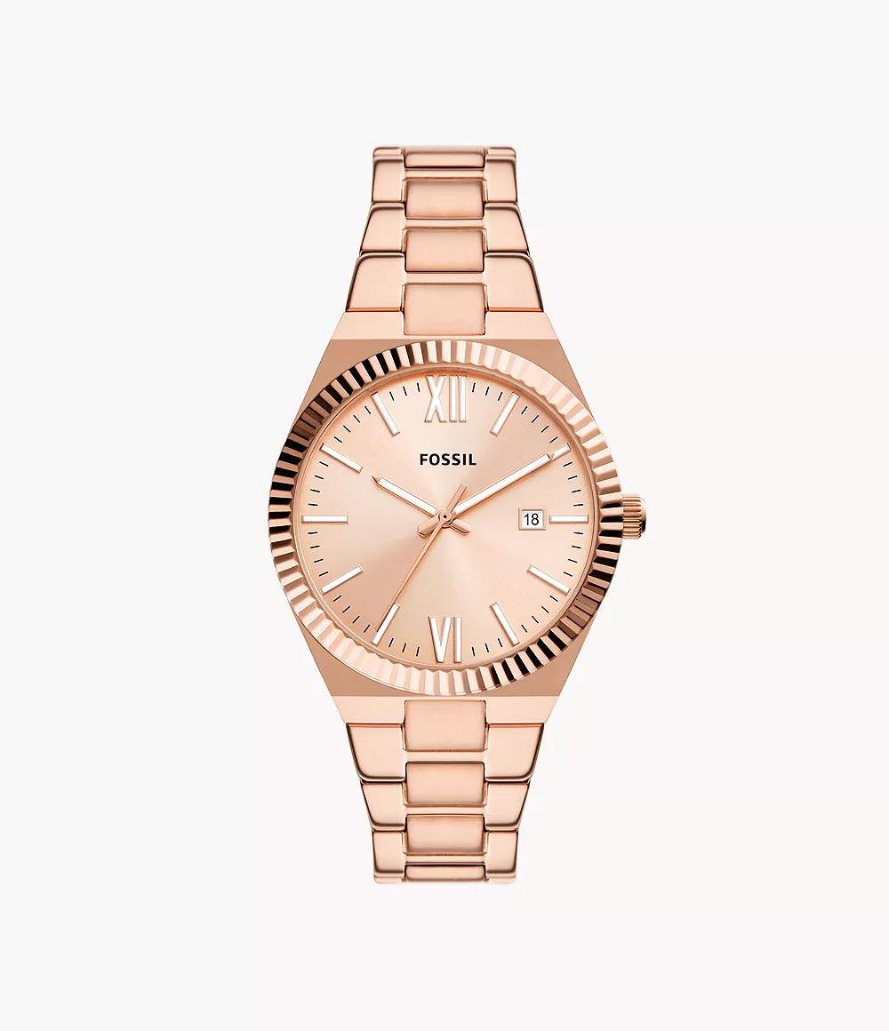Fossil Scarlette Three-Hand Date