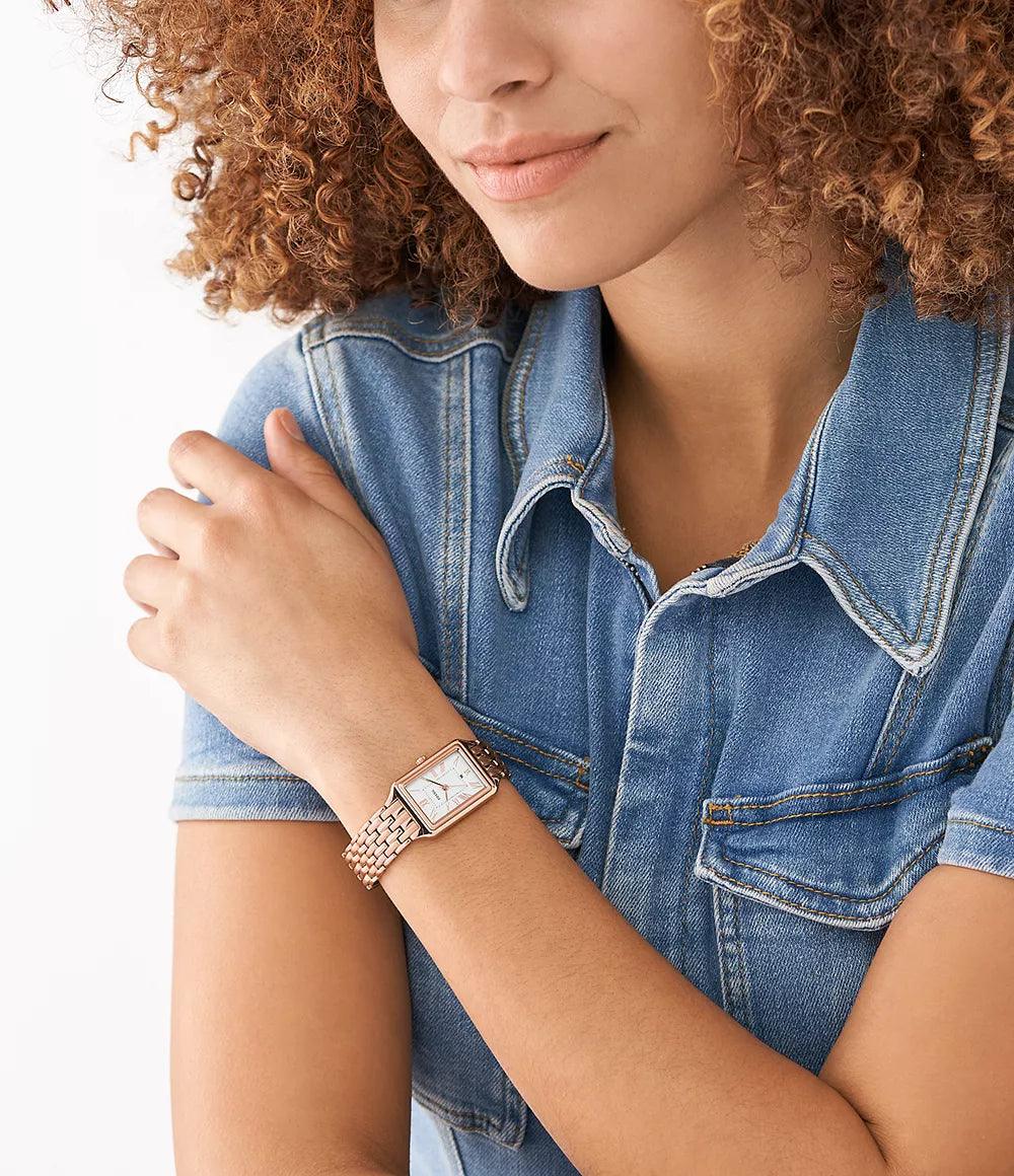 Fossil Raquel Three-Hand Date