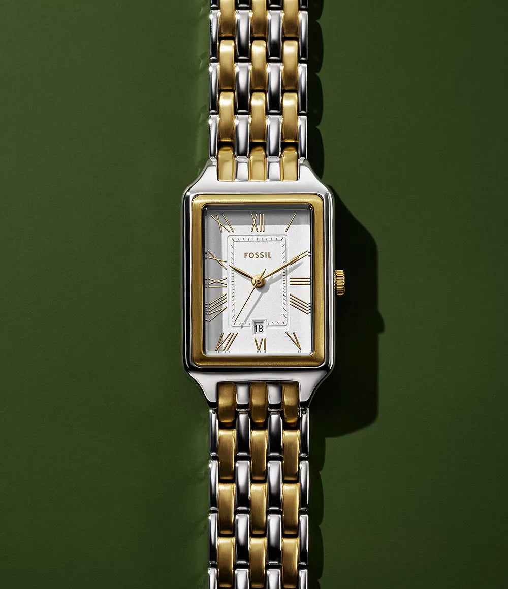 Fossil Raquel Three-Hand Date Two-Tone