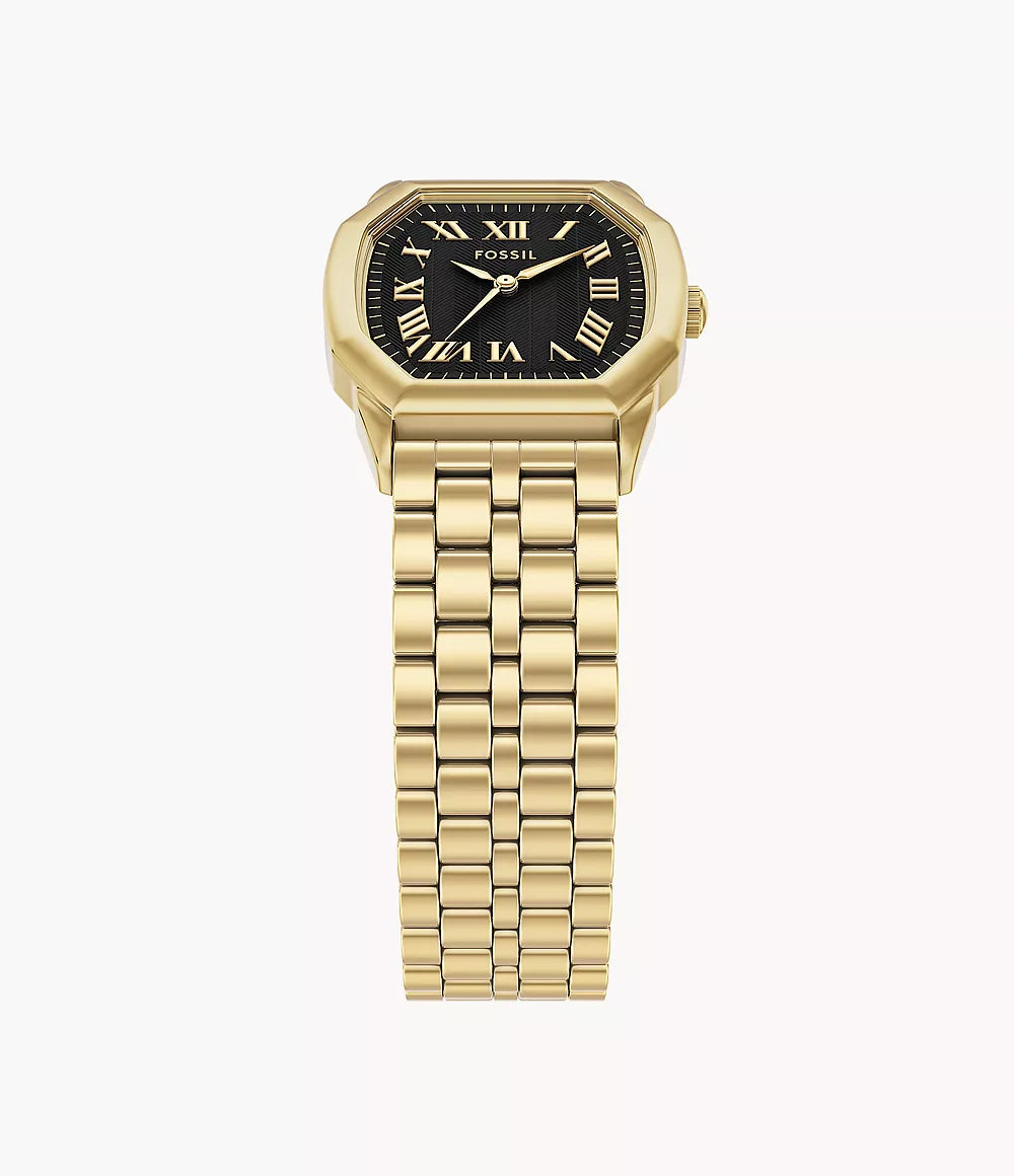 Fossil Harlow Three-Hand Gold-Tone Stainless Steel Watch