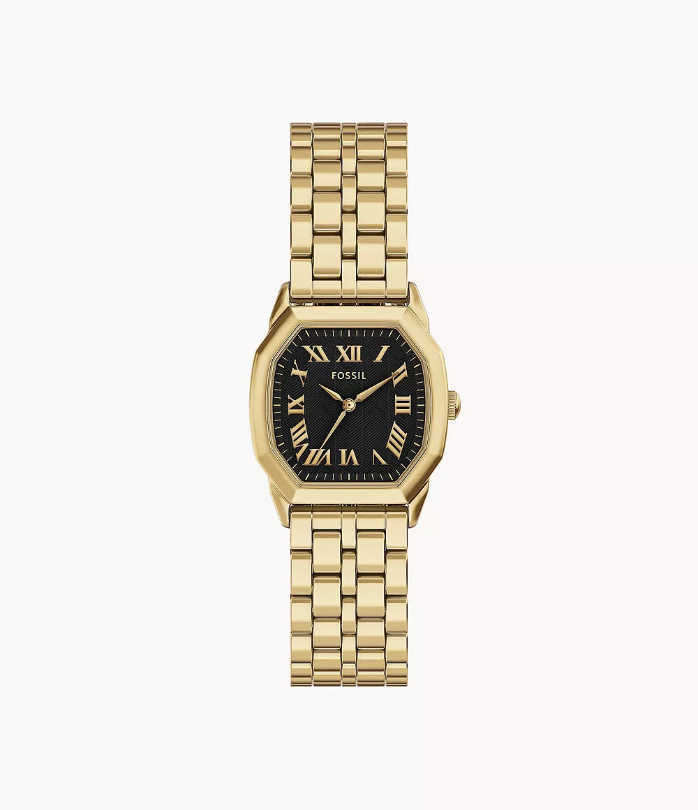 Fossil Harlow Three-Hand Gold-Tone Stainless Steel Watch