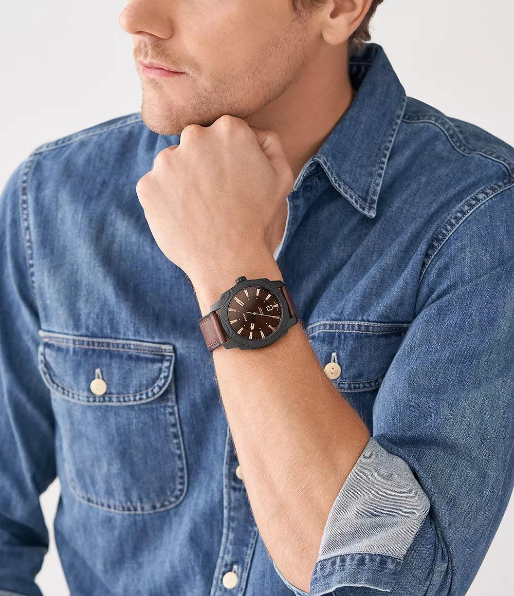 Fossil Machine Three-Hand Date