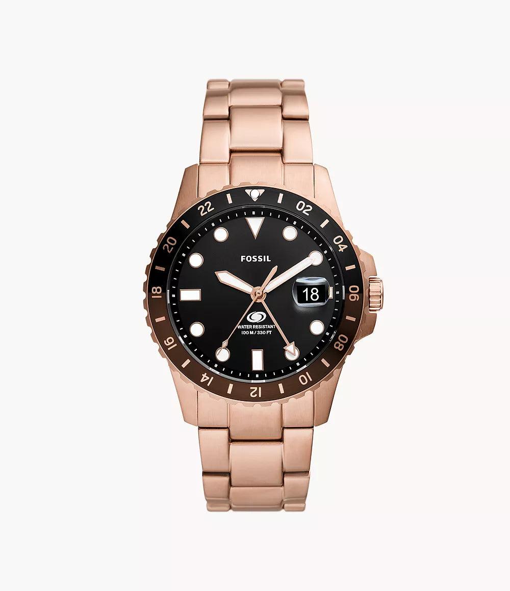 Fossil Blue GMT