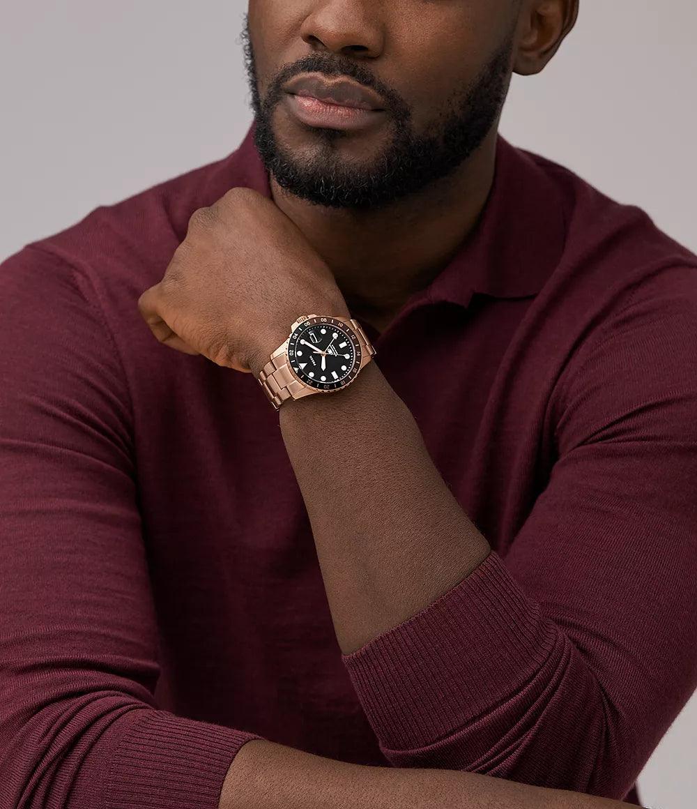 Fossil Blue GMT