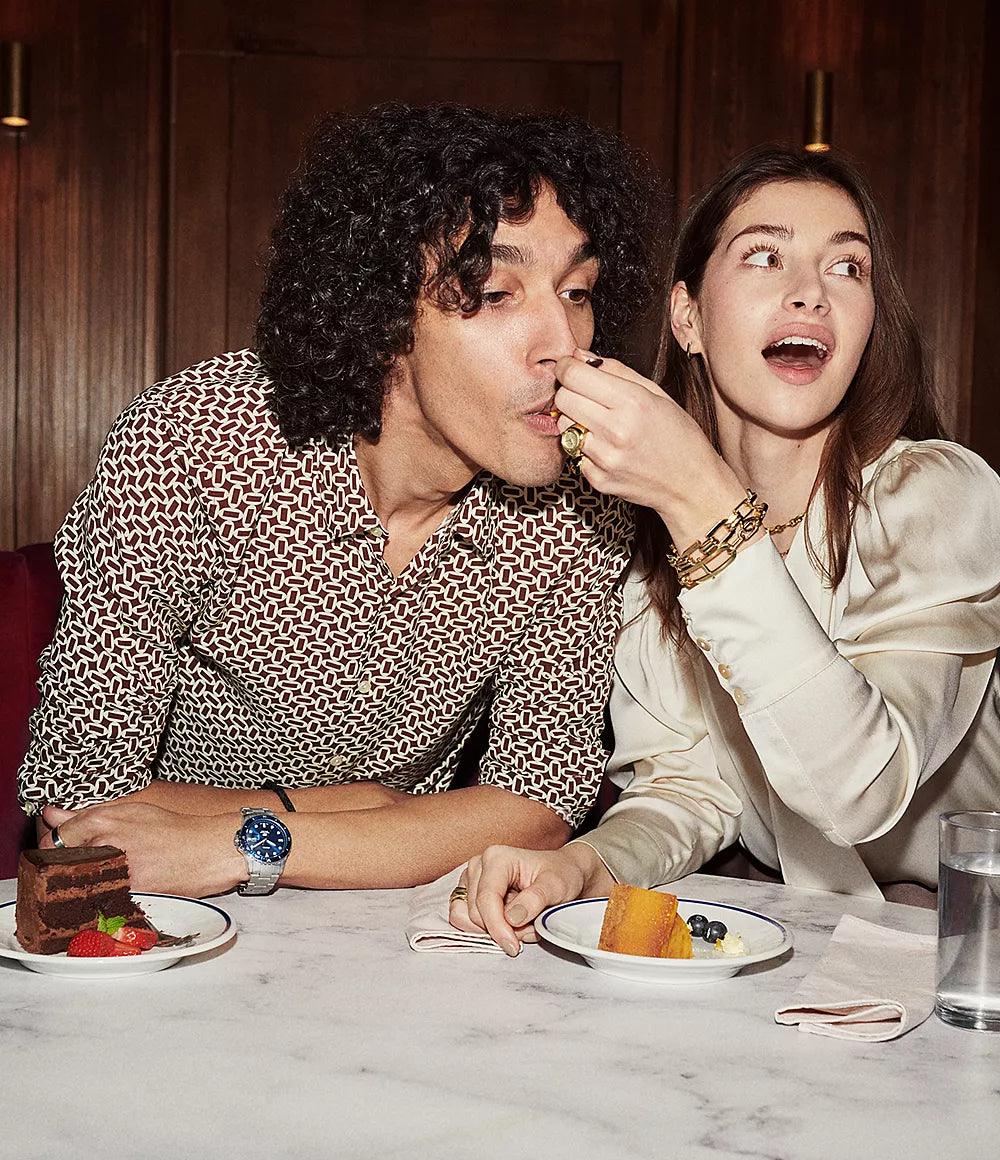 Fossil Blue Dive Three-Hand Date