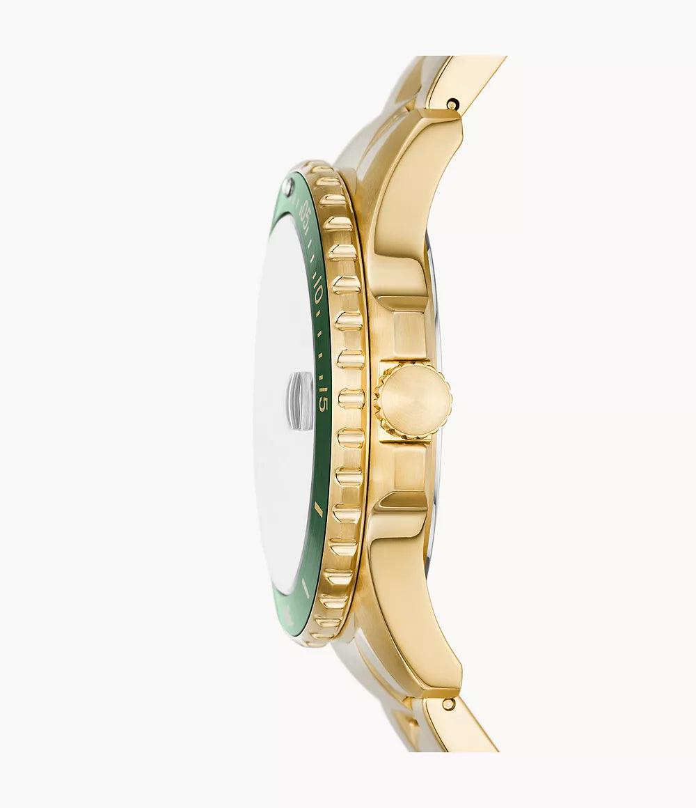 Fossil Blue Dive Three-Hand Date