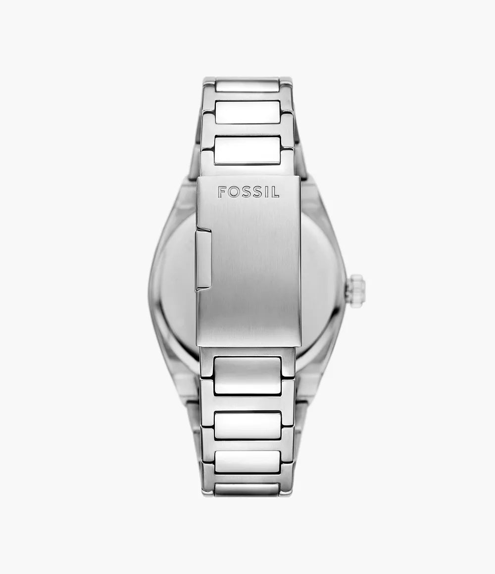 Fossil Everett Three-Hand Date Stainless Steel Watch