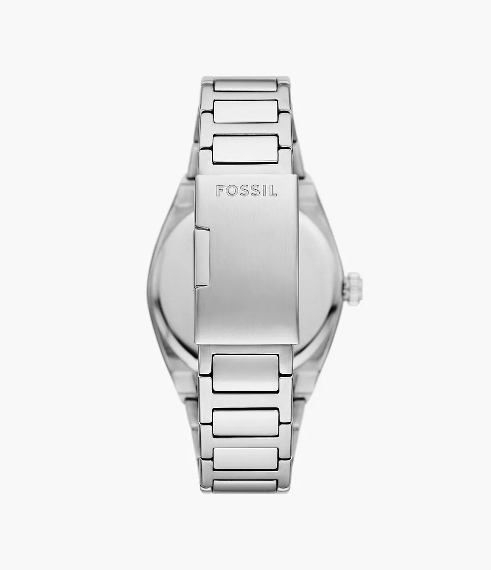Fossil Everett Three-Hand Date Stainless Steel Watch