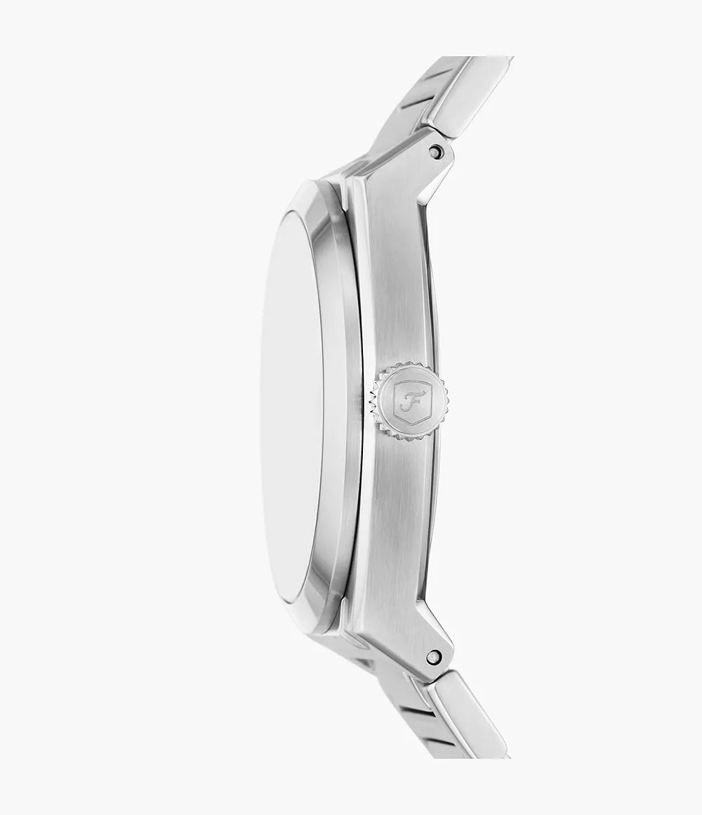 Fossil Everett Three-Hand Date Stainless Steel Watch